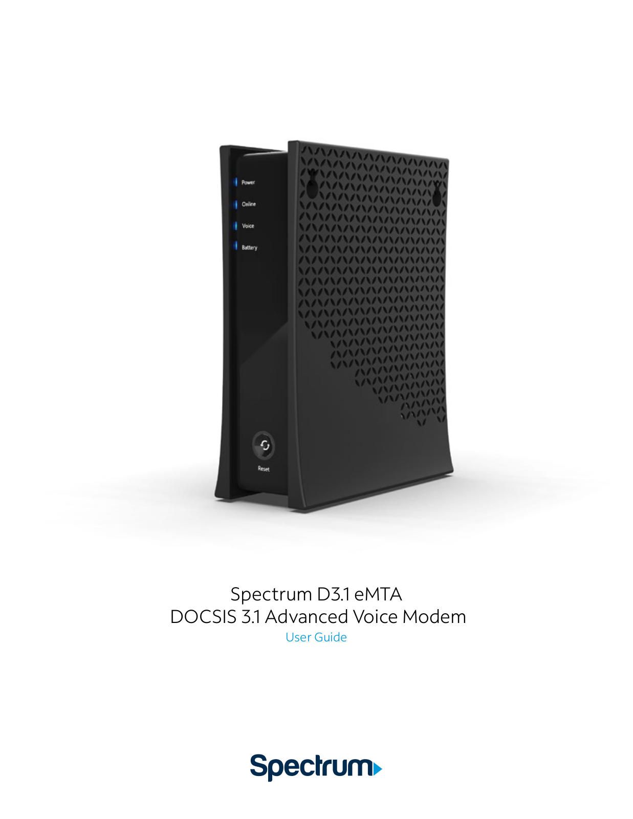 Spectrum DOCSIS 3.1 User manual