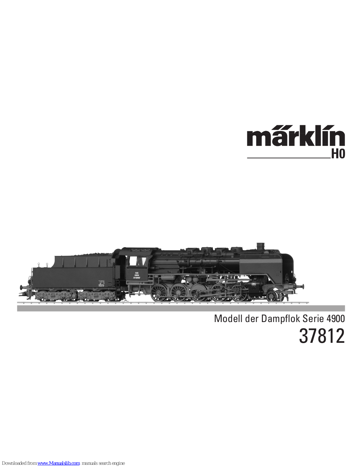 marklin 37812, 37810 User Manual - ManualMachine.com