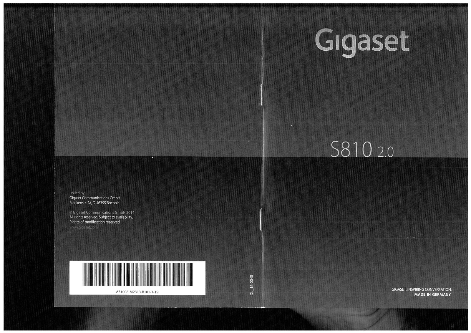 Gigaset S810 User Guide