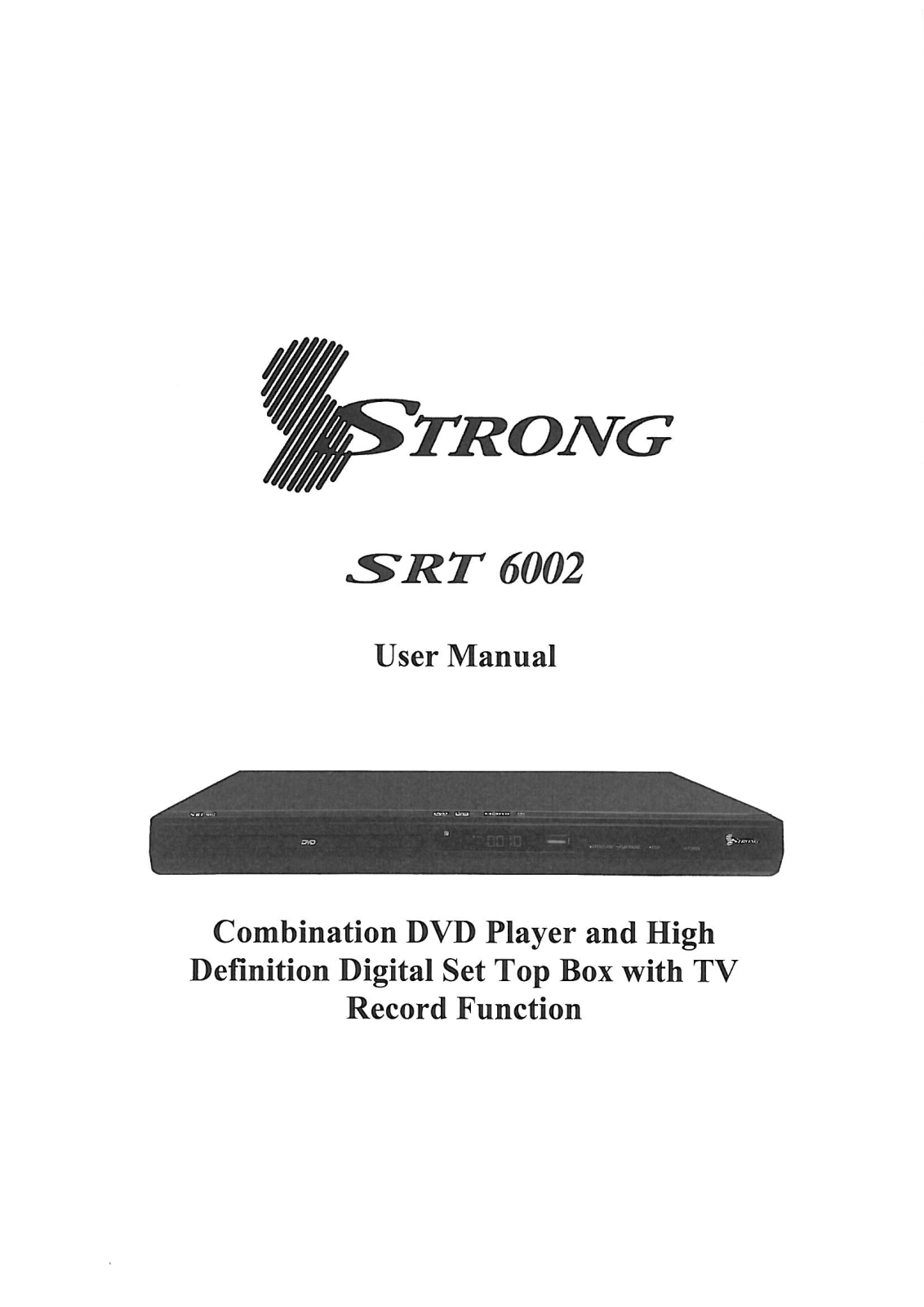 Strong SRT 6002 User's Manual