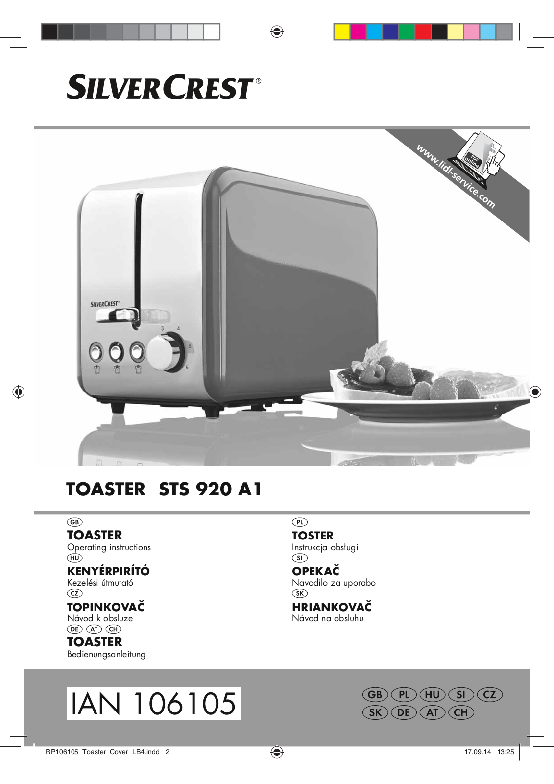 Silvercrest STS 920 A1 User Manual