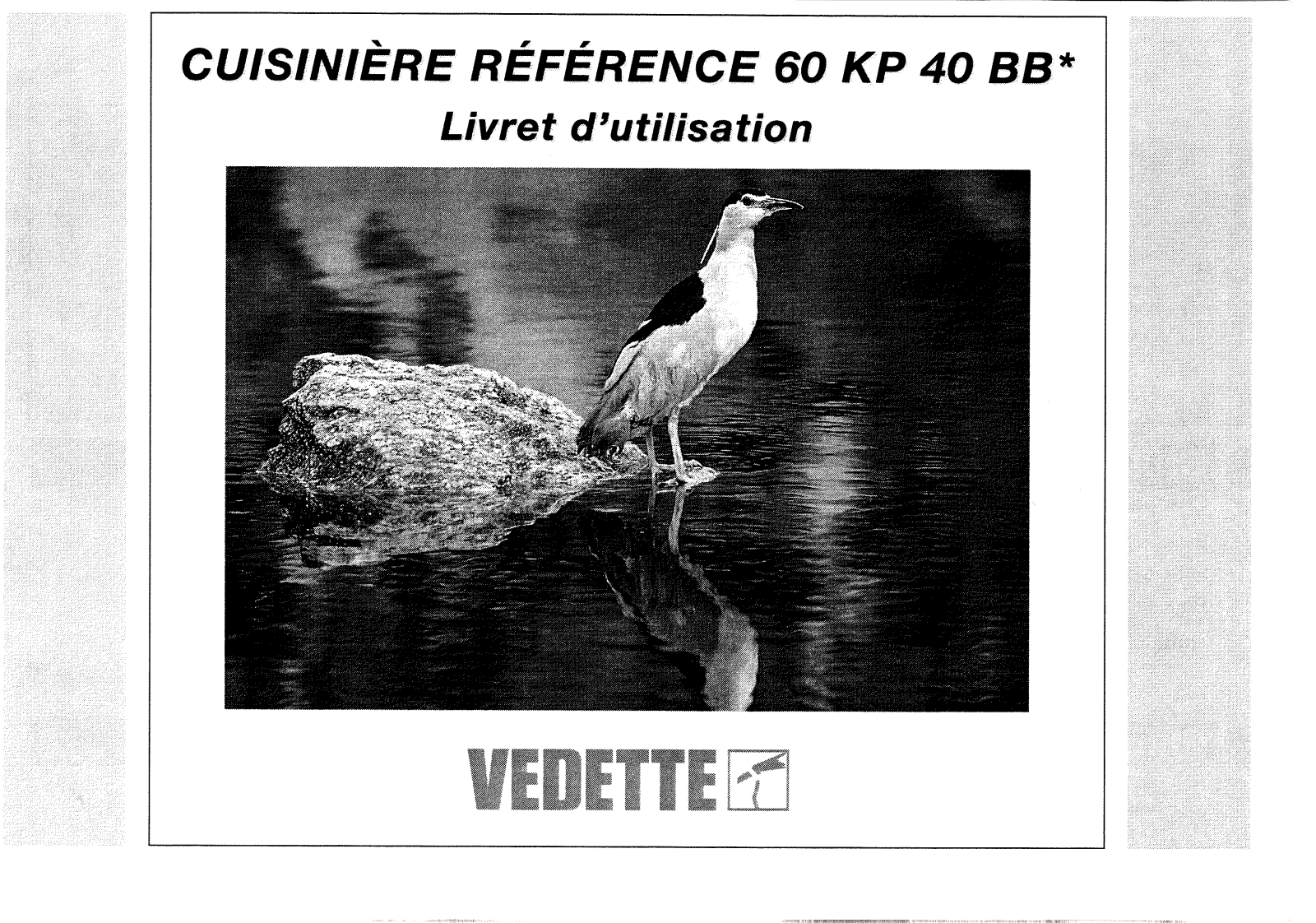 VEDETTE 60 KP40 BB User Manual