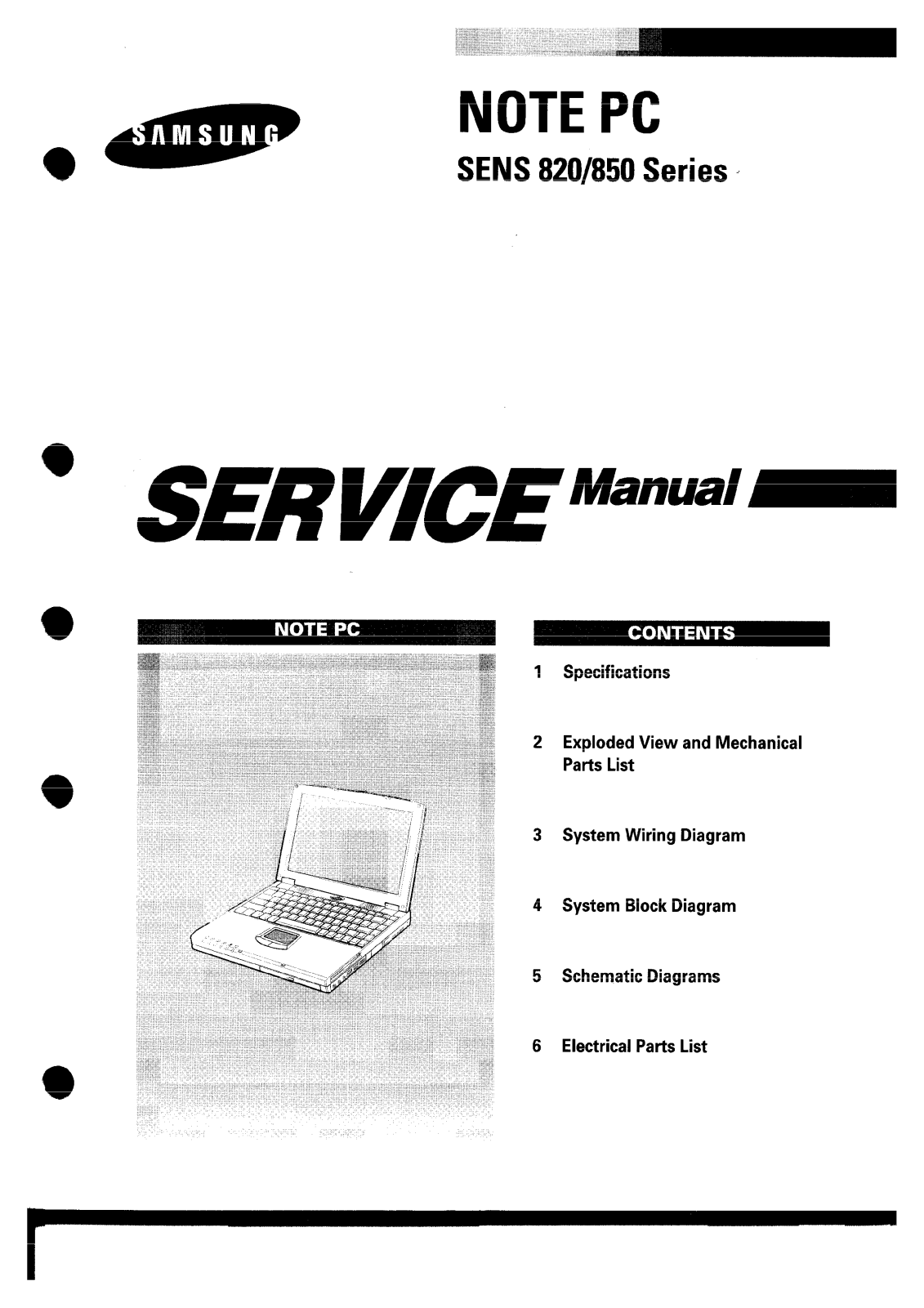 samsung n820, n850 Service Manual