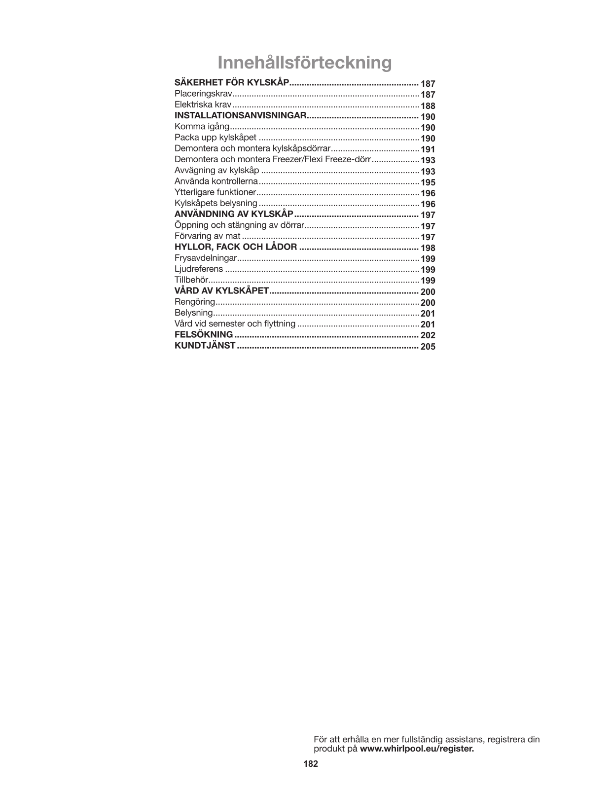 WHIRLPOOL WQ9 U1L User Manual