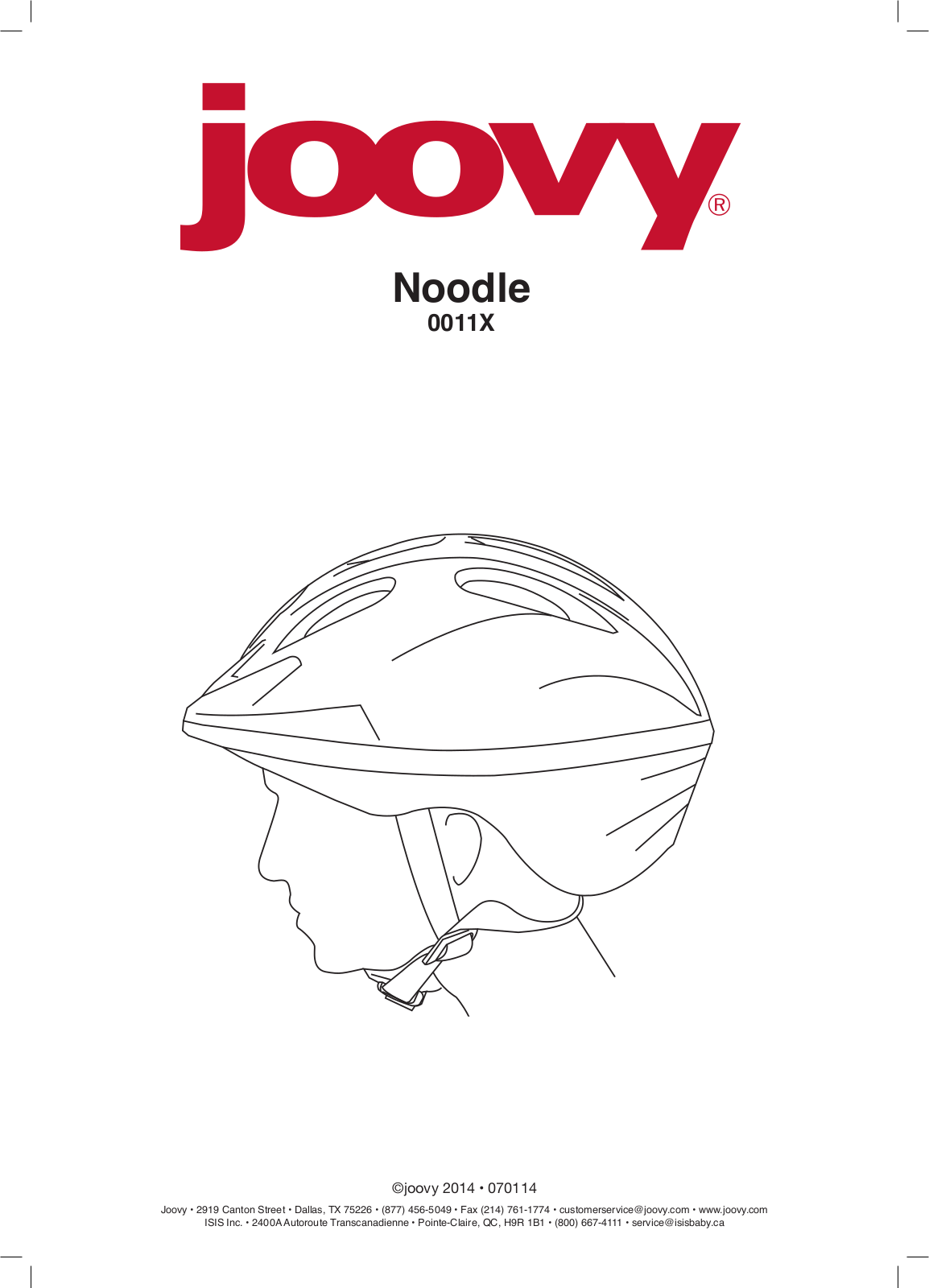 Joovy Noodle 0011X User Manual