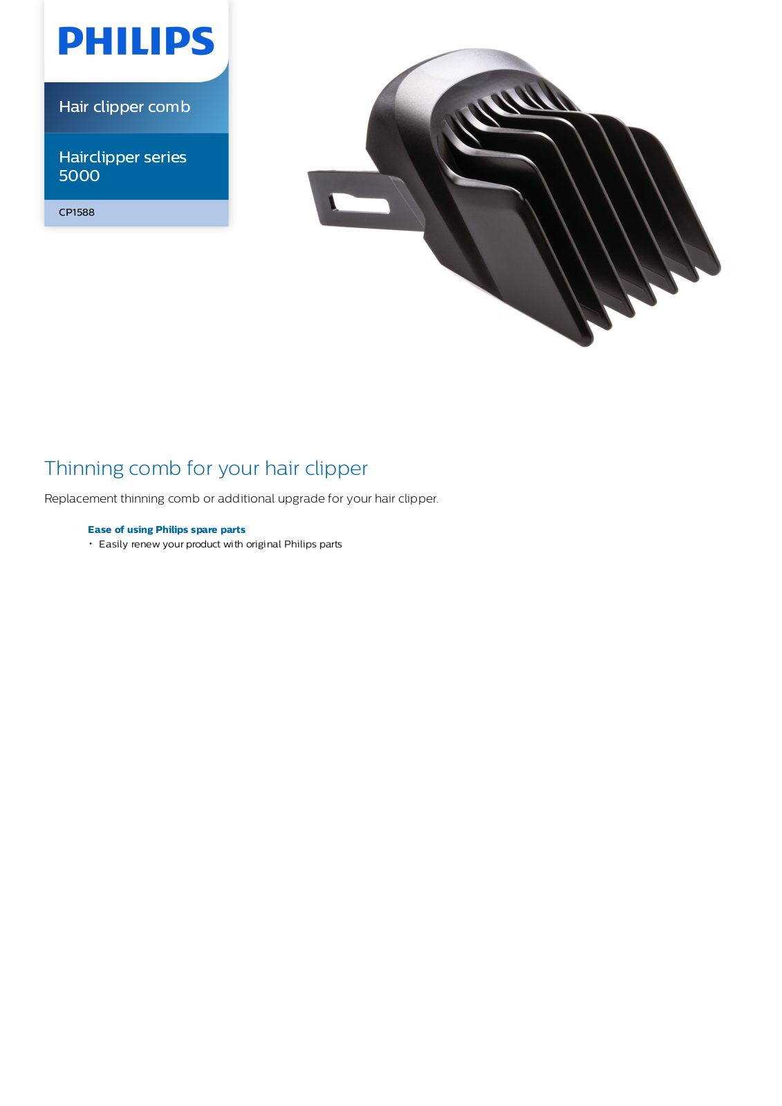 Philips CP1588/01 leaflet - ManualMachine.com