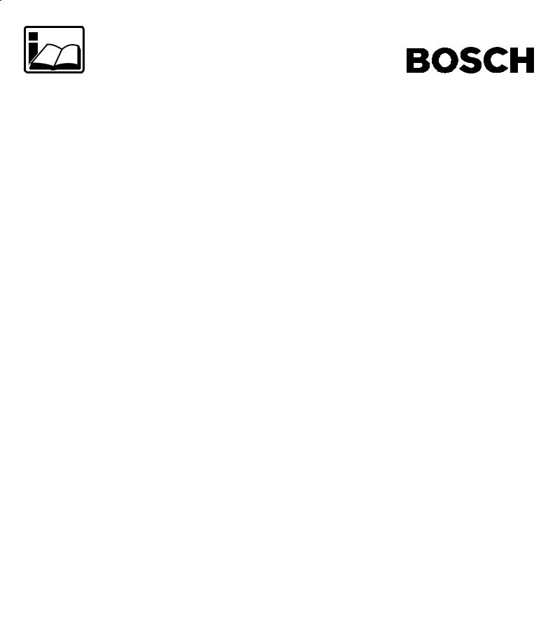 Bosch WOP2451SN, WOP2651SN User Manual