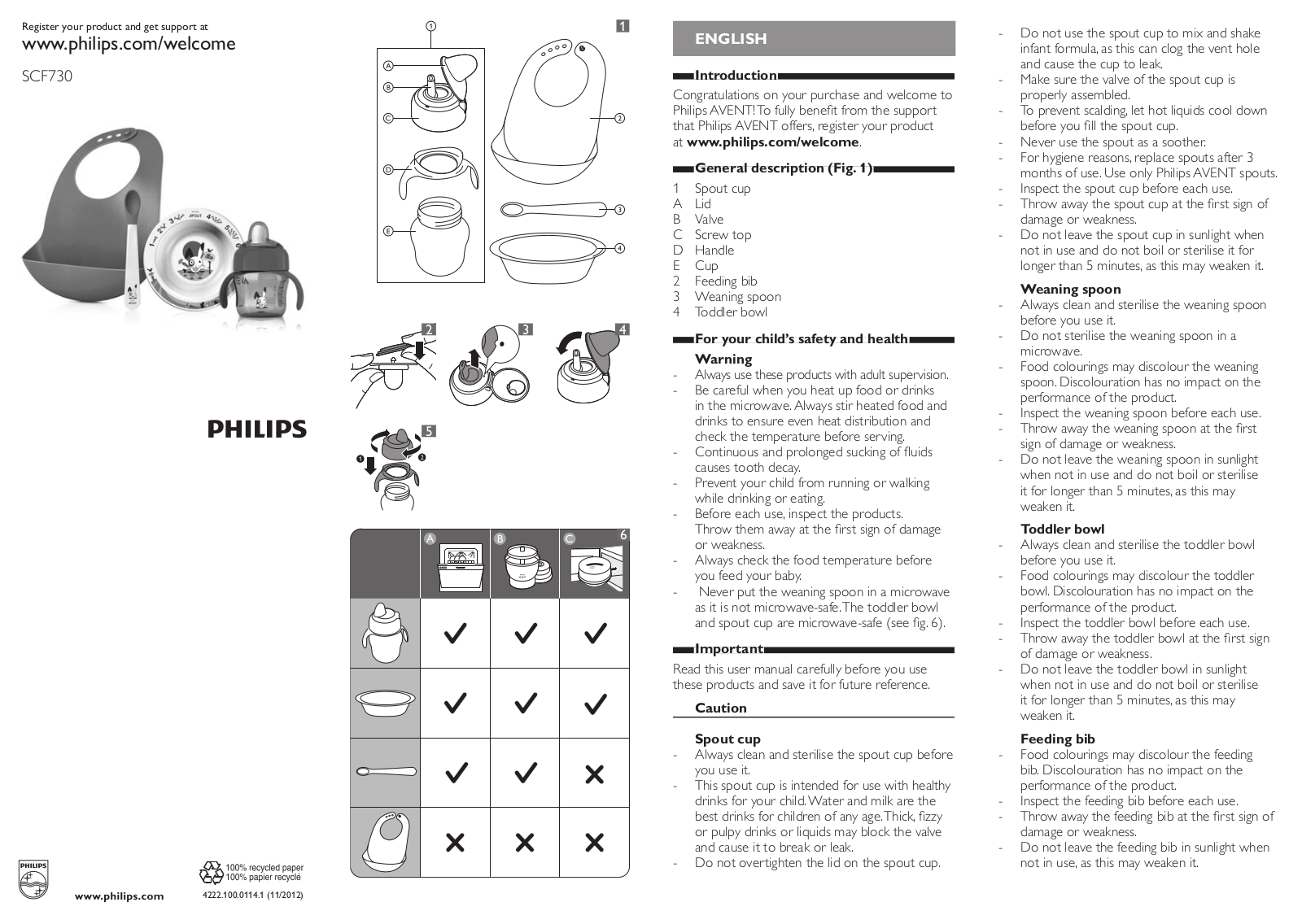 Philips SCF730 User Manual