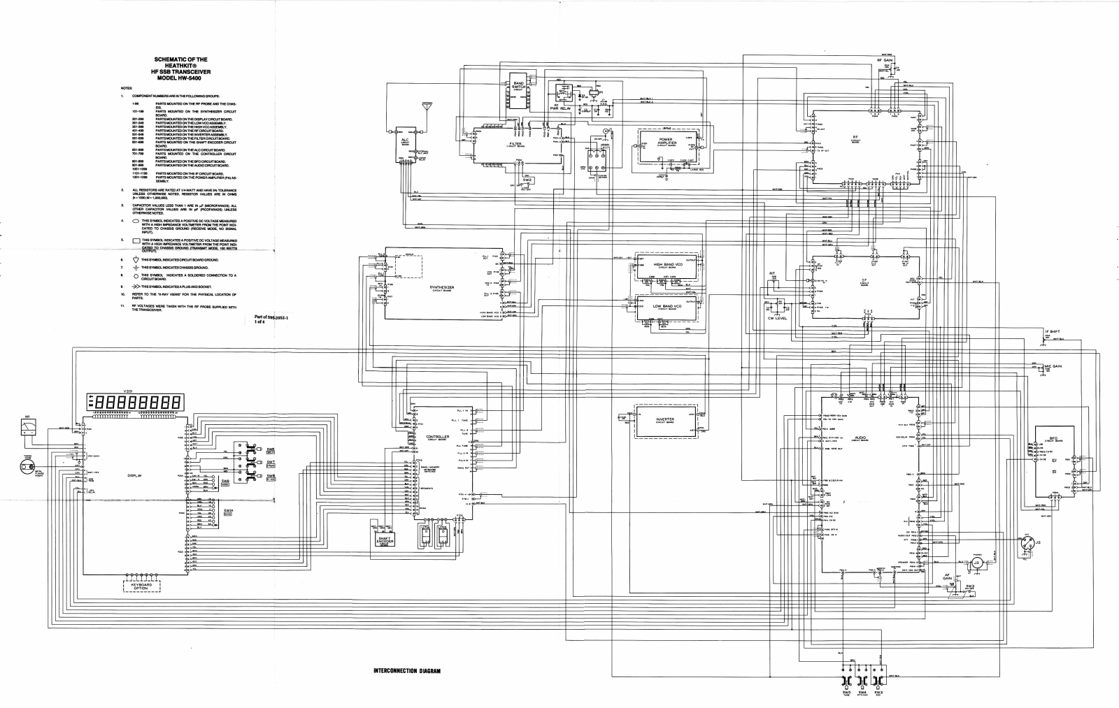 Heathkit HW-5400 Schematic