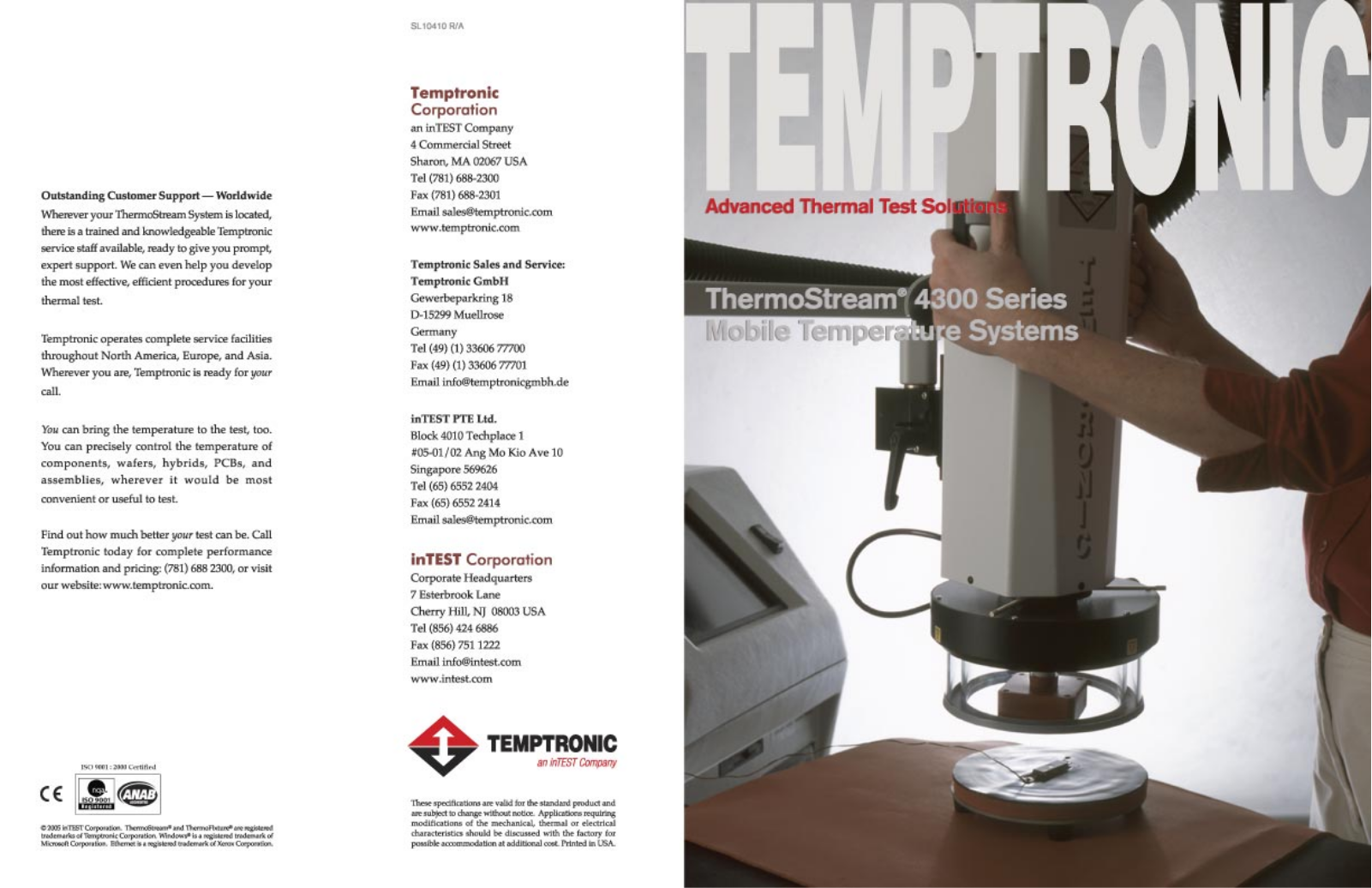 Temptronic TPO4300B Data Sheet - ManualMachine.com