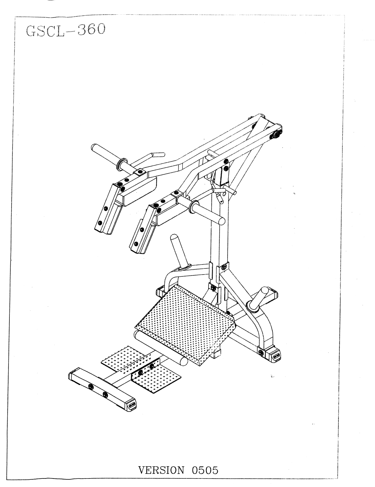 Body Solid GSCL360 User Manual