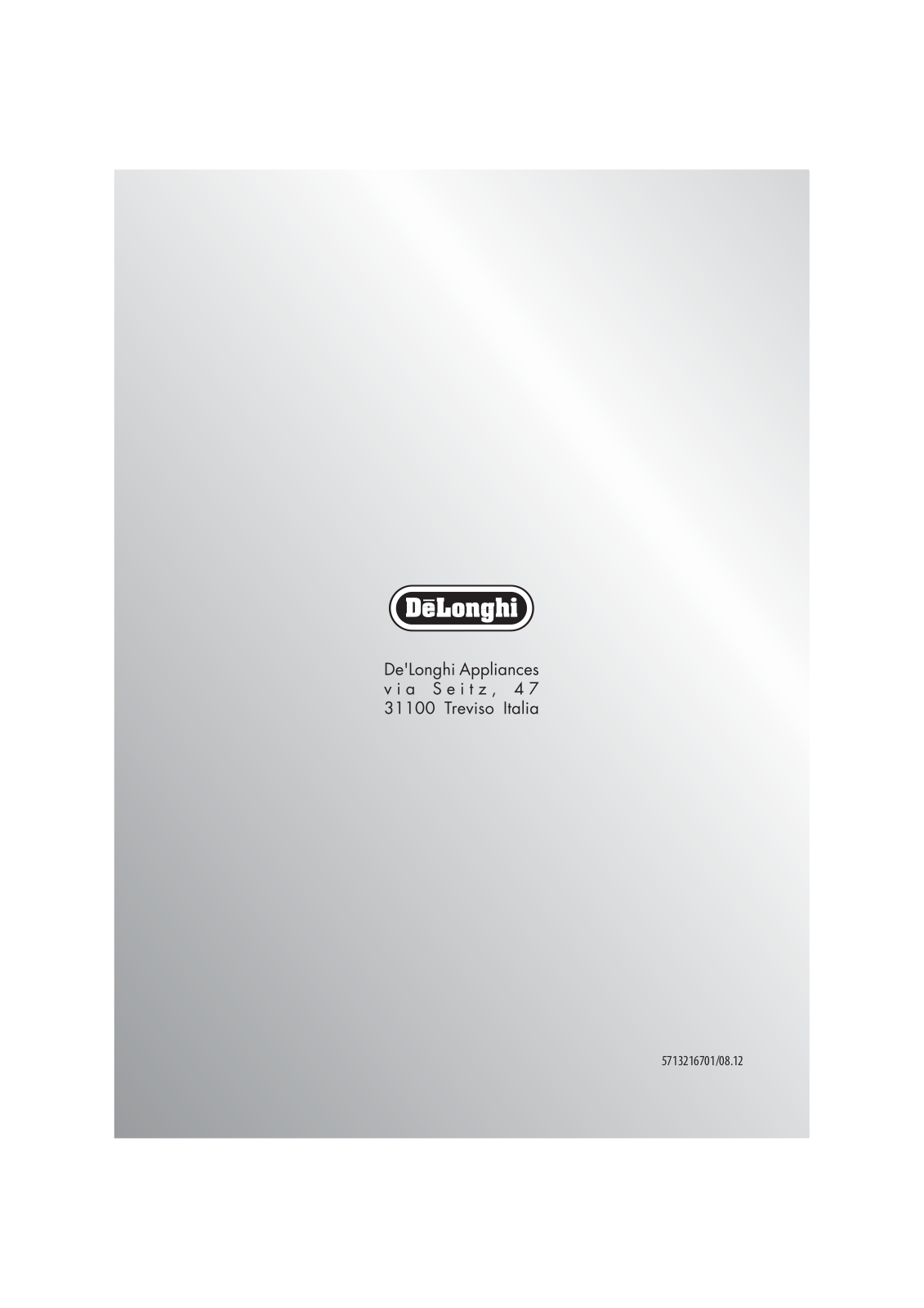 De Longhi ESAM6900.M User Manual