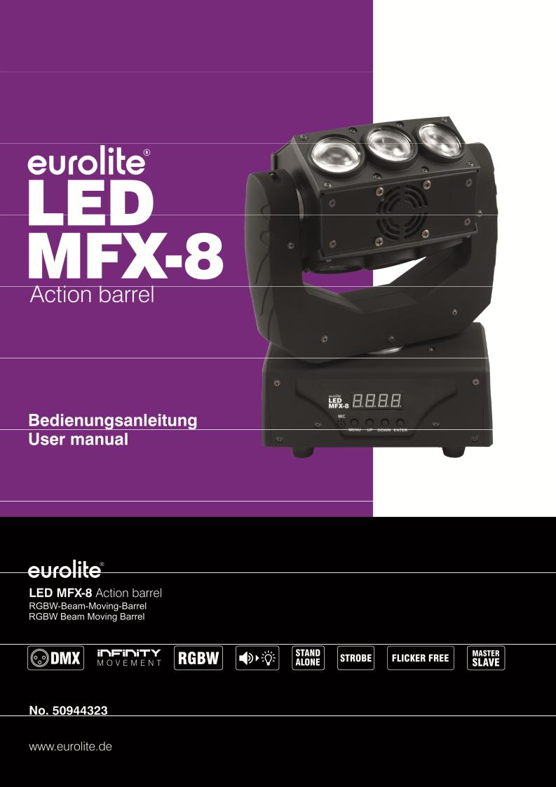 Eurolite LED MFX-8 Action Barrel operation manual