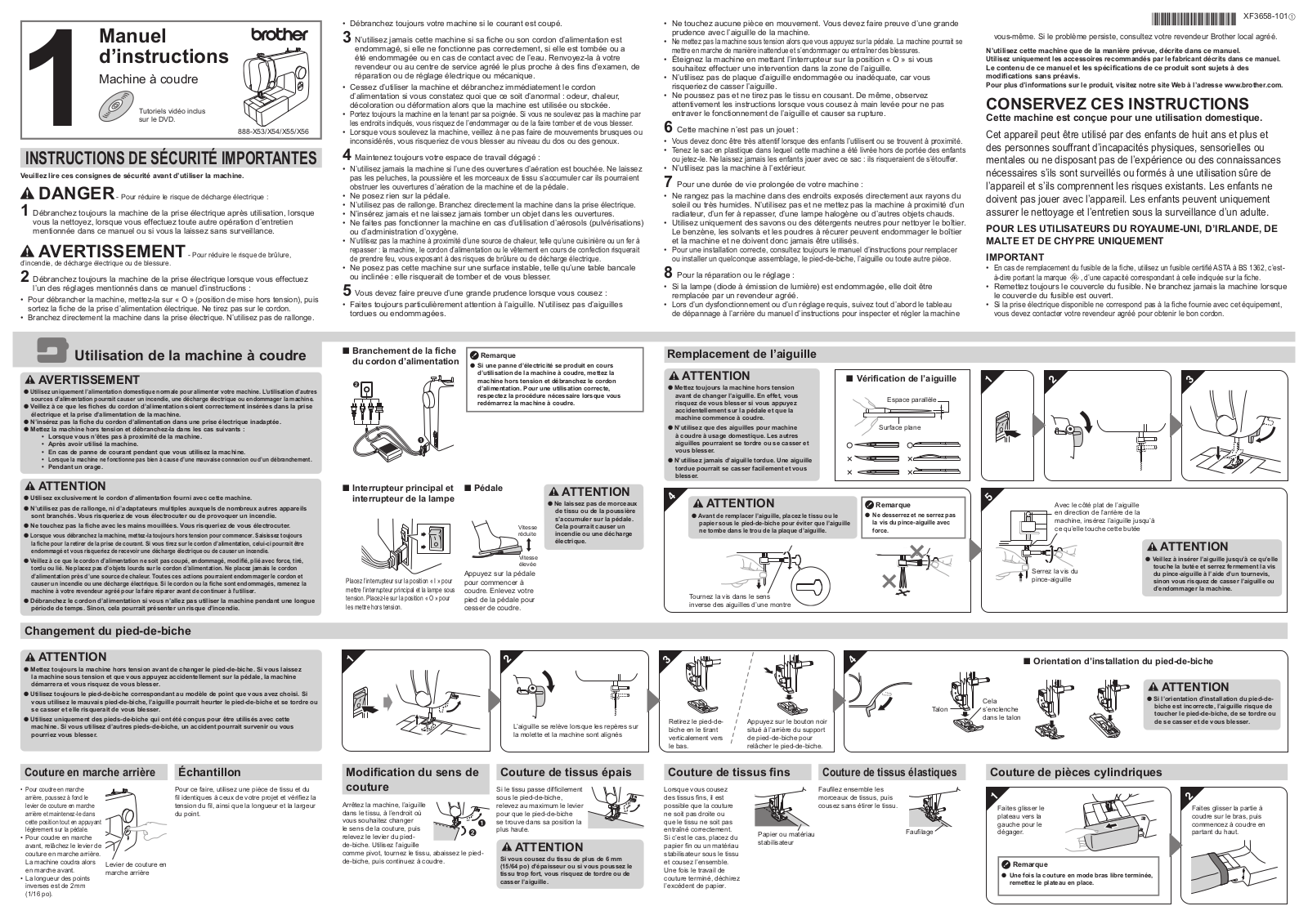 BROTHER KD144 User Manual