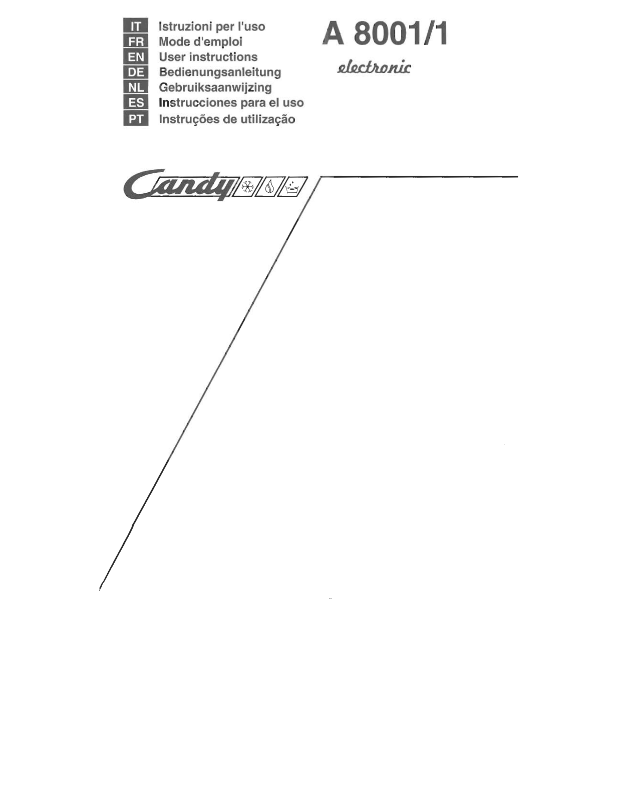 Candy A8001/1, A8001 User Manual