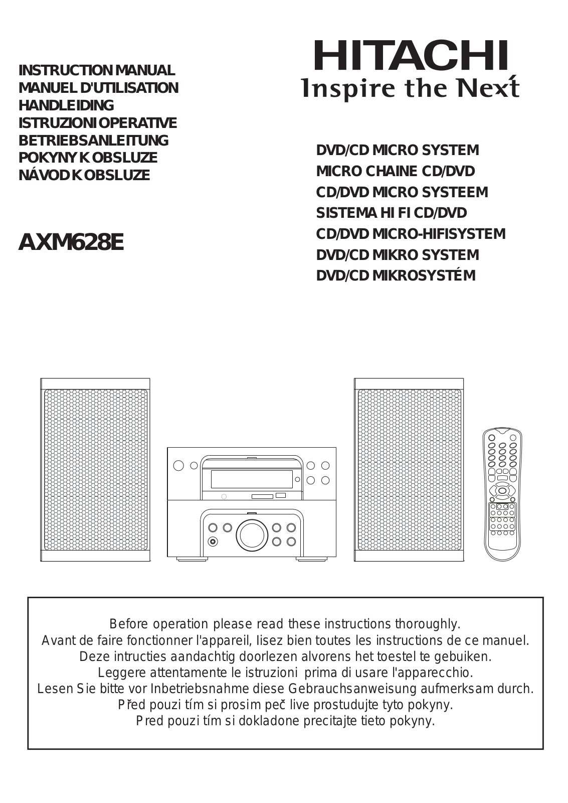 Hitachi AXM628E User Manual