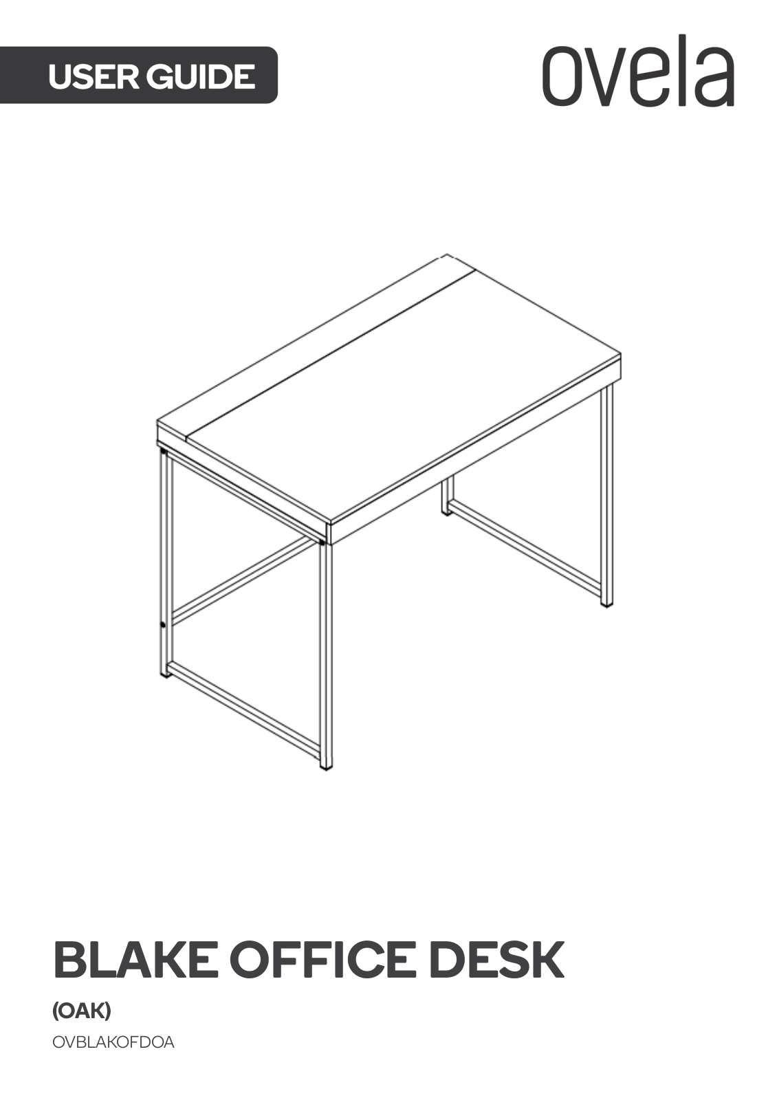 Ovela OVBLAKOFDOA User guide - ManualMachine.com