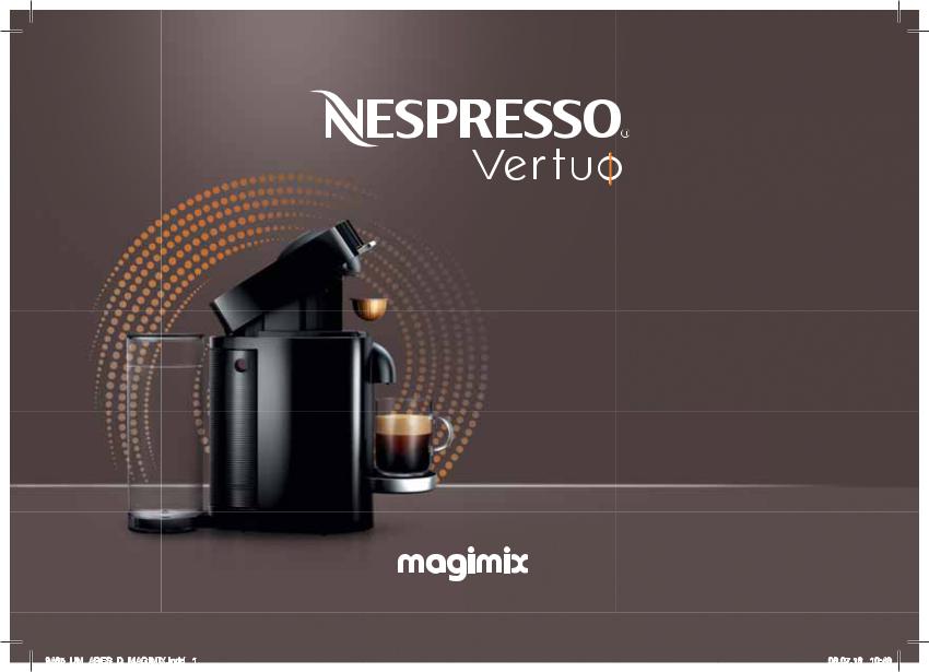Nespresso Vertuo Instruction manual