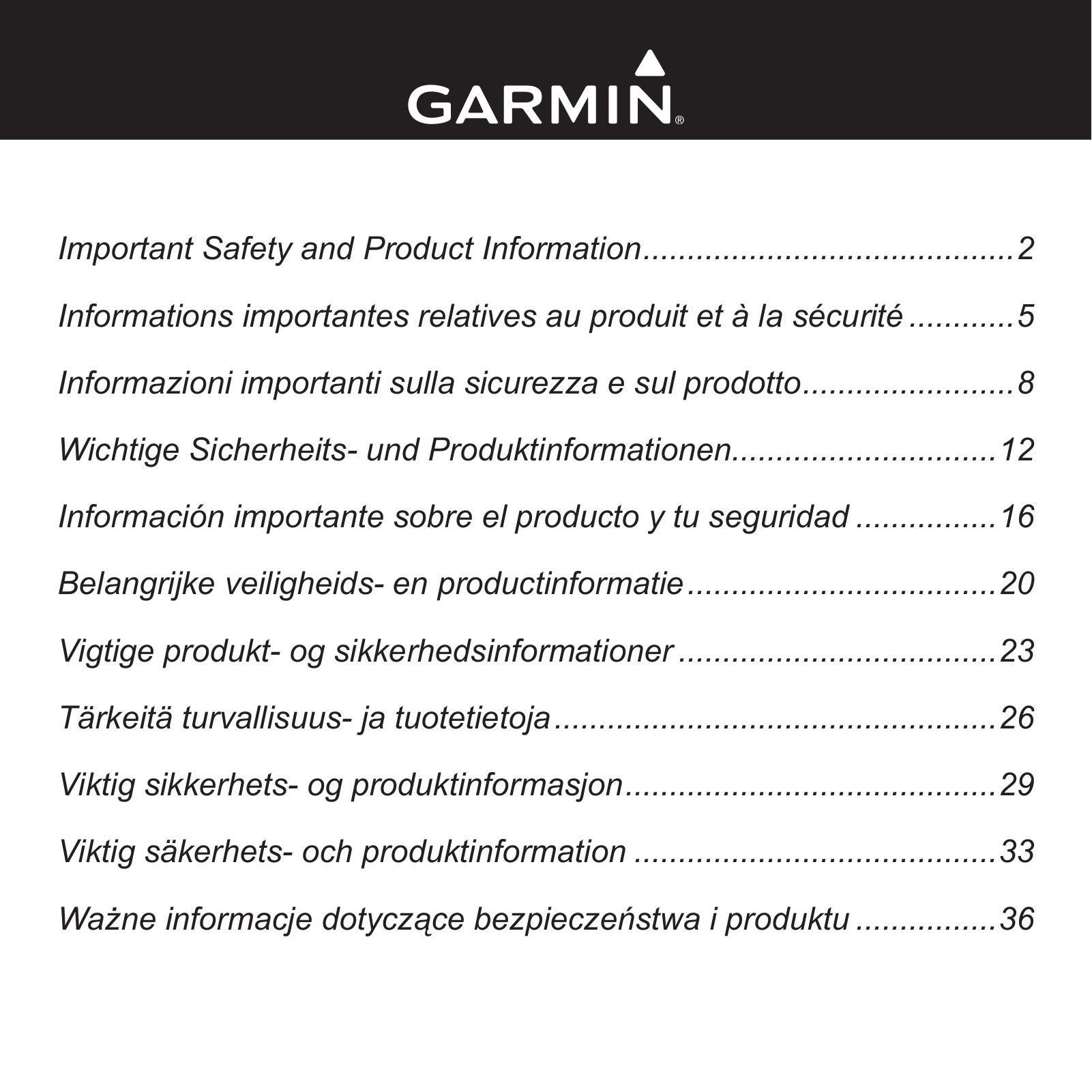 Garmin nuvi 1300LM Product Information