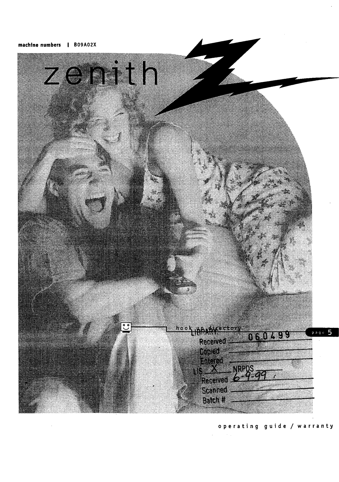 Zenith B09A02X Owner’s Manual - ManualMachine.com