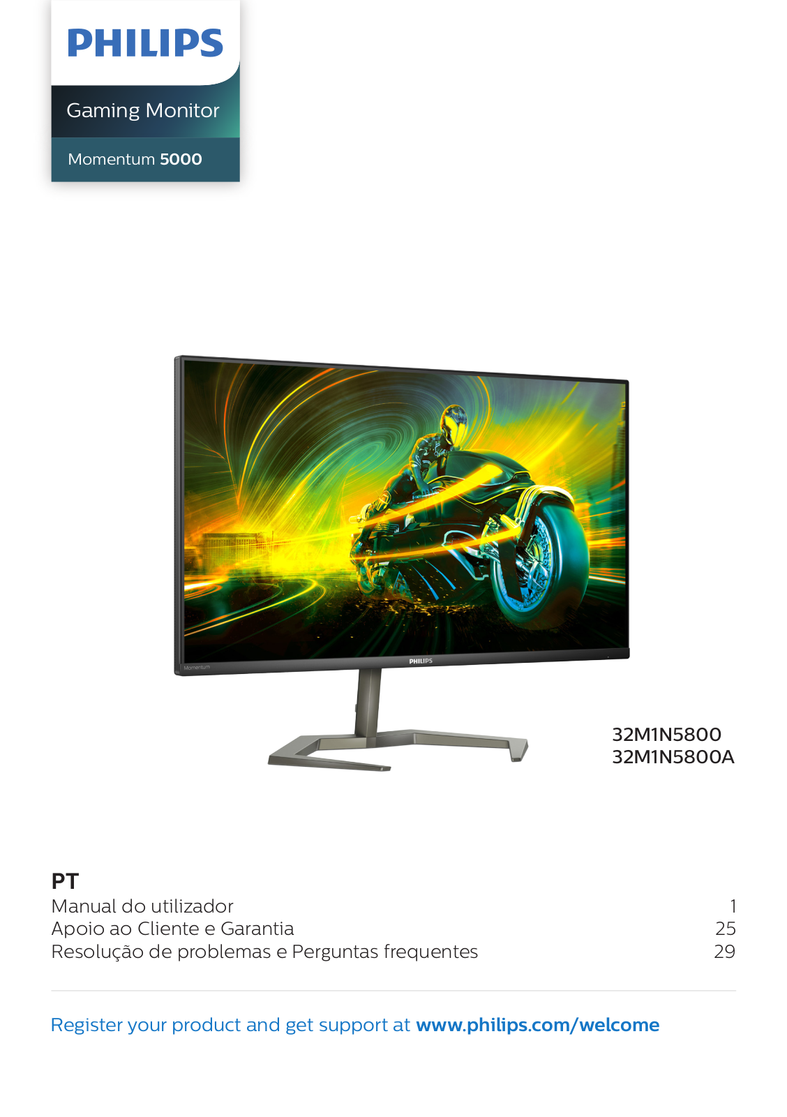 Philips 32M1N5800A/01, 32M1N5800A/00, 32M1N5800A/69 User Guide
