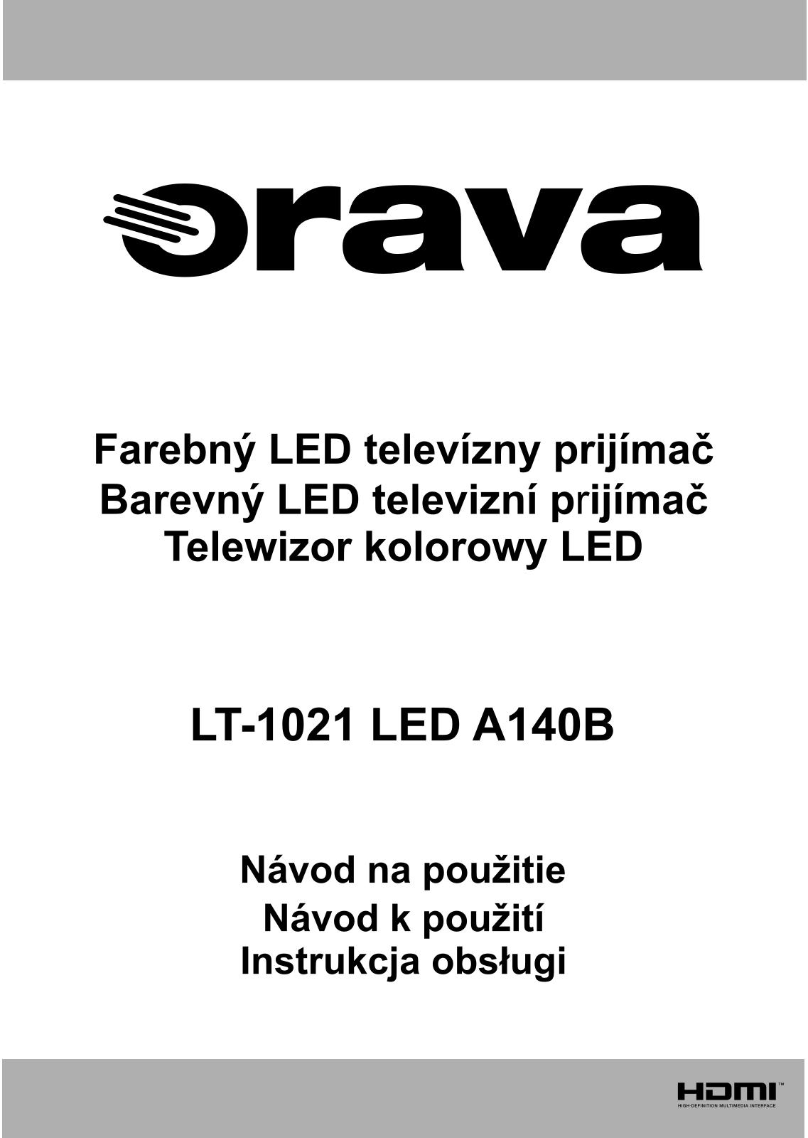 Orava LT-1021 User Manual