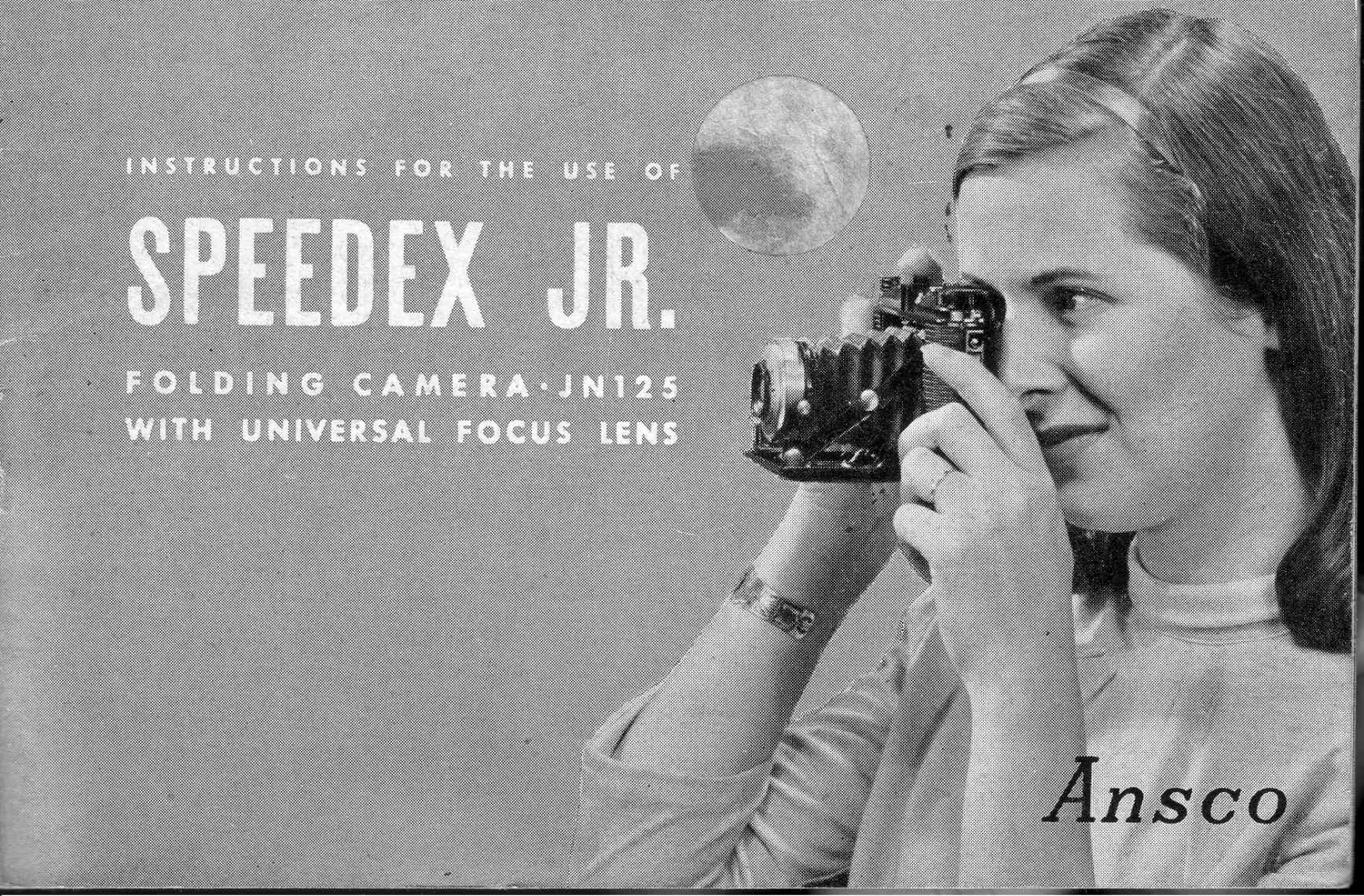 Ansco Speedex JR Instructions for Use