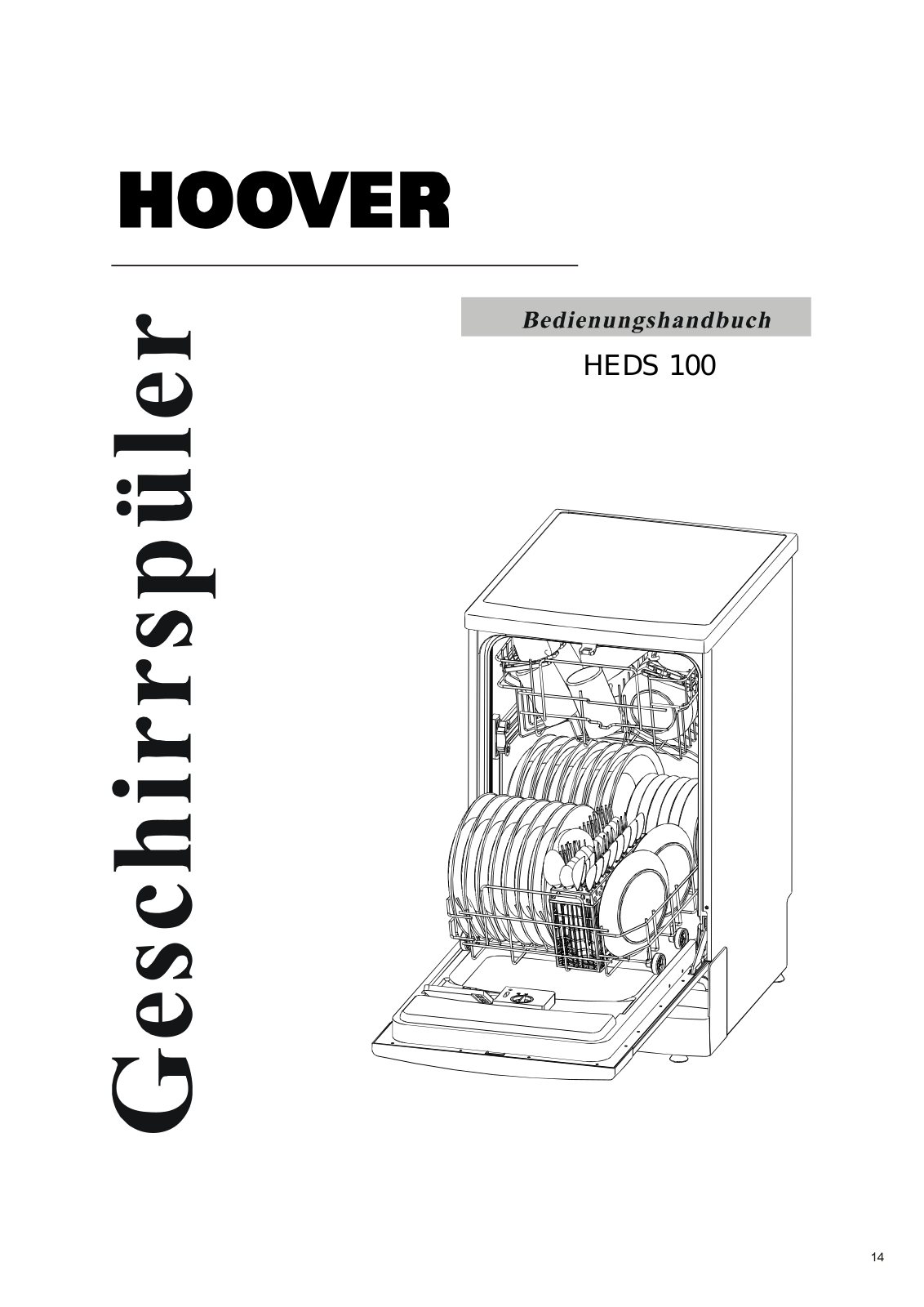 Hoover HEDS 100-E-S User Manual