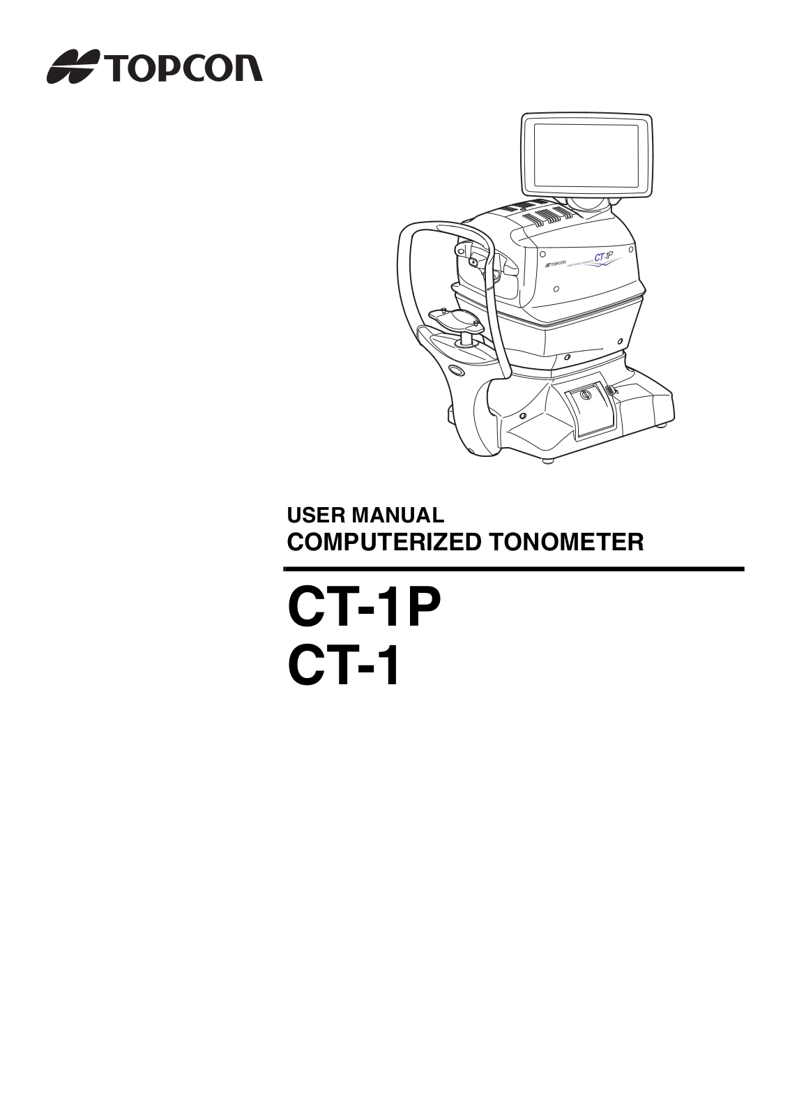 Topcon CT-1P, CT-1 User Manual