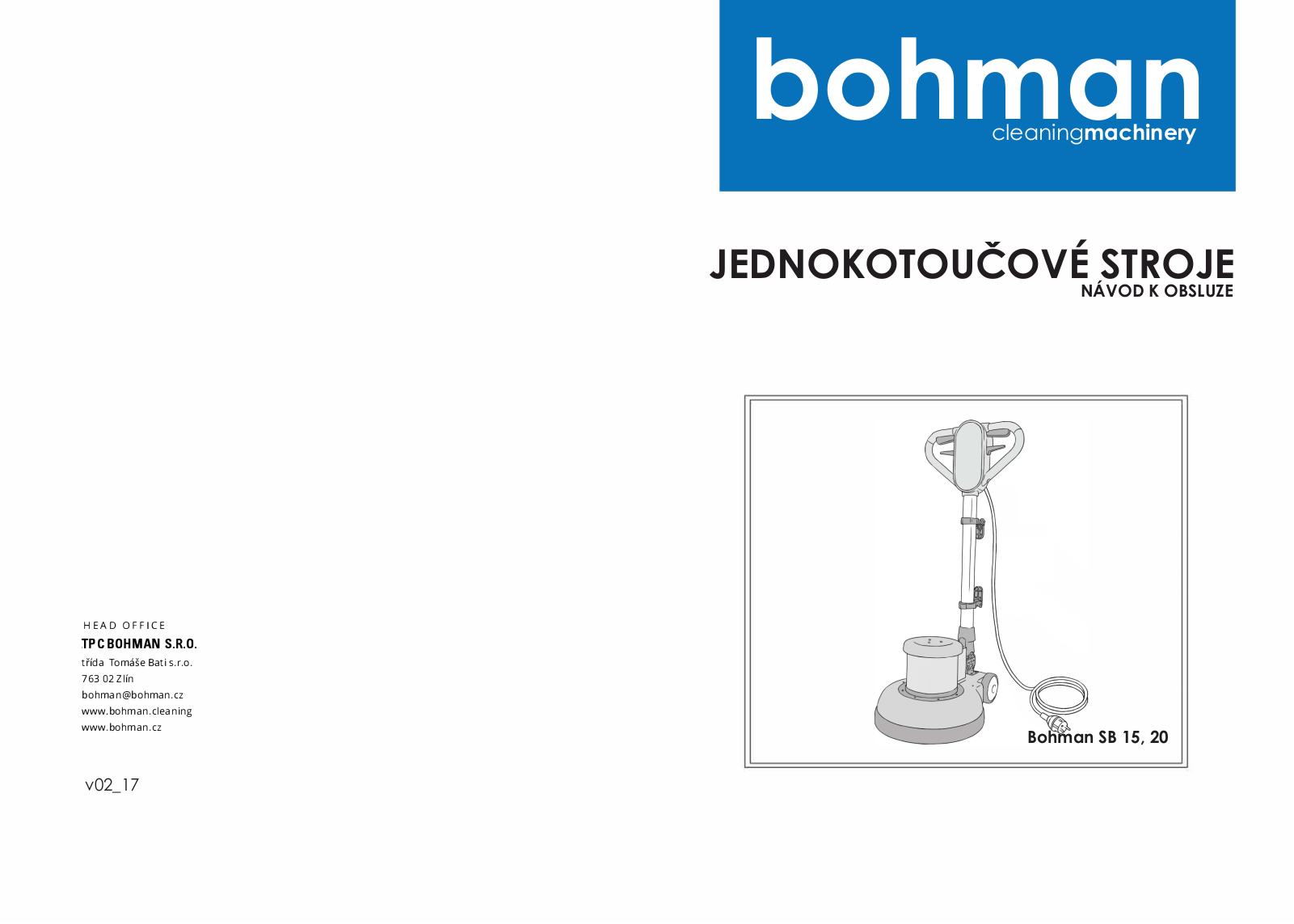 Bohman SB 15 - 1/3 User Manual