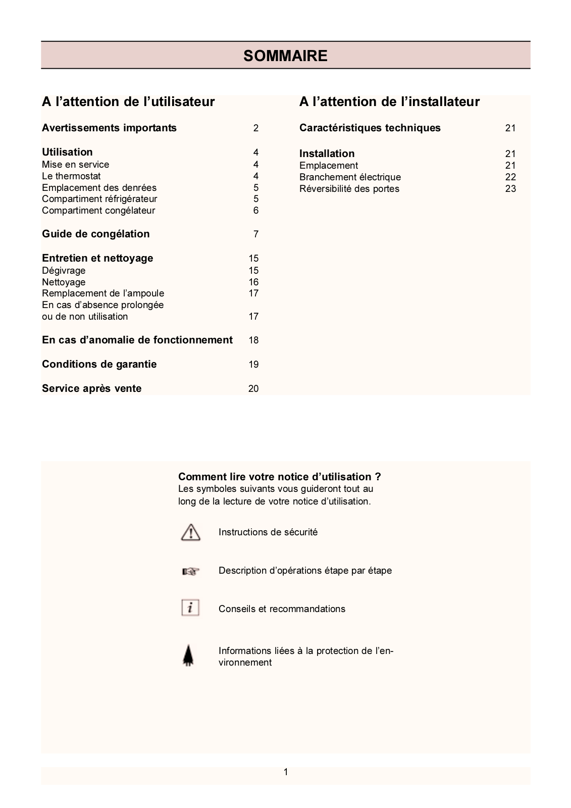 Faure FRD311W, FRD271W User Manual