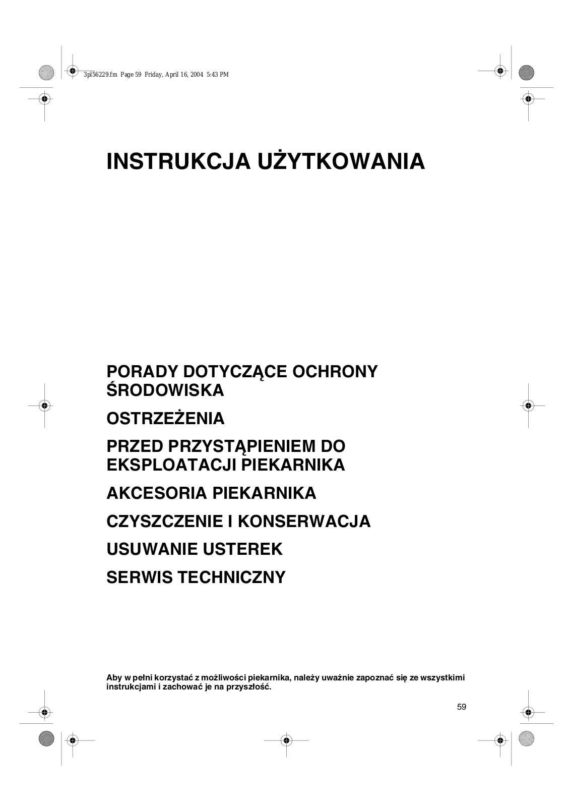 WHIRLPOOL AKZ 531/NB/01 User Manual