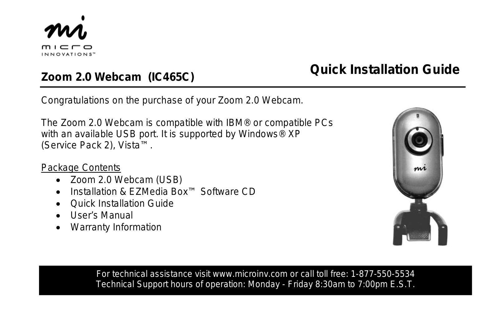 Micro Innovations IC465C User Manual