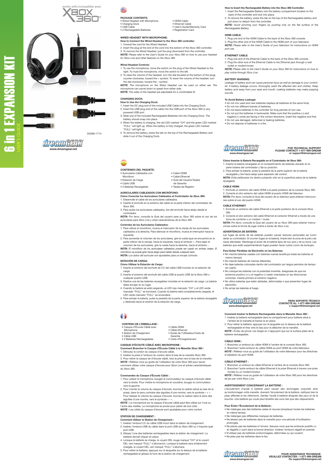 DreamGEAR DG360-1714 User Manual