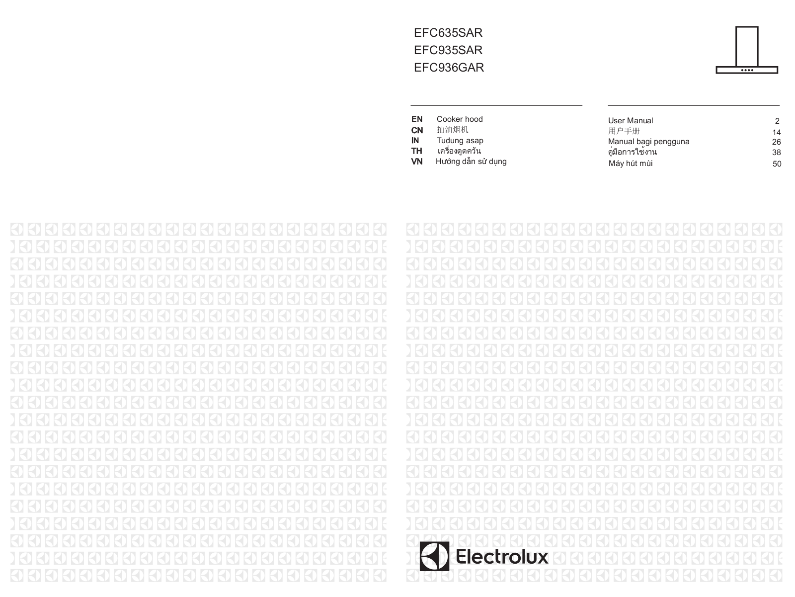 Electrolux EFC635SAR, EFC936GAR, EFC935SAR User Manual