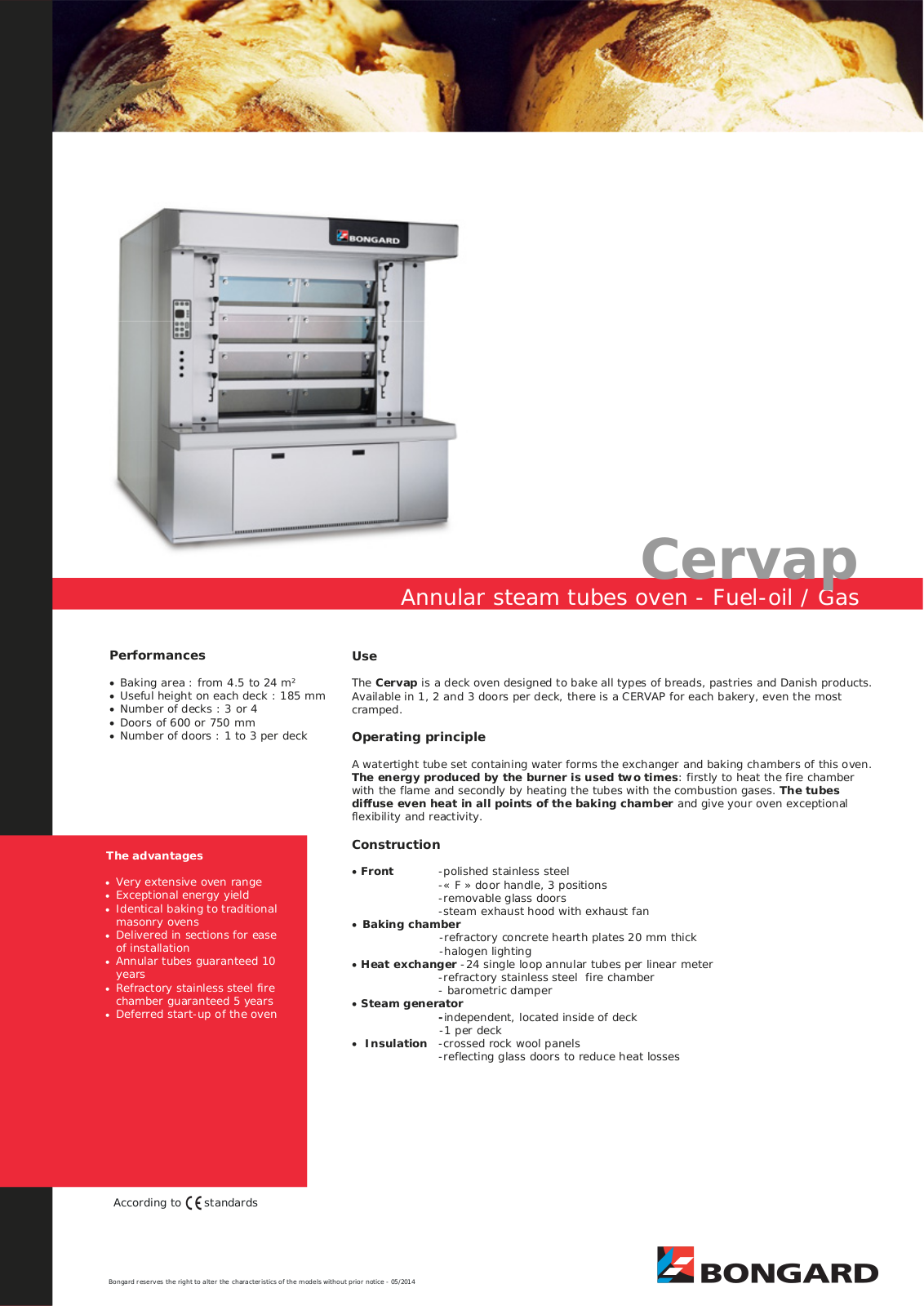 Bongard Cervap User Manual