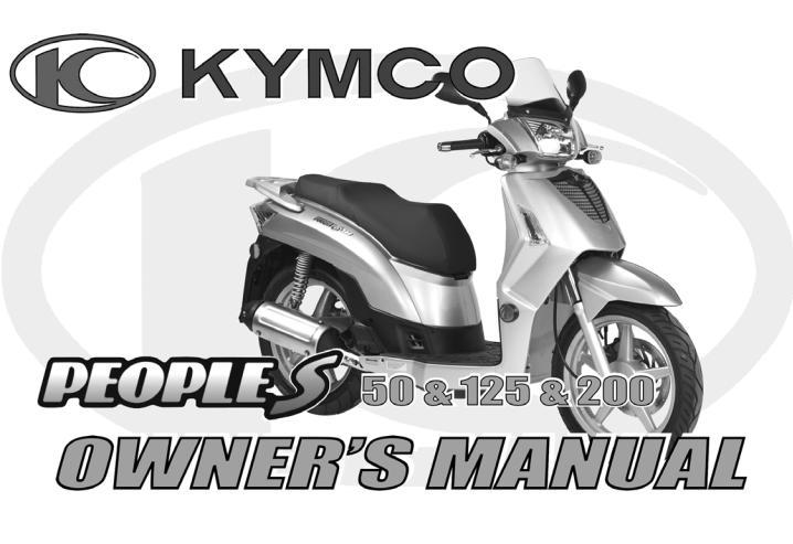 Kymco S 200 User Manual