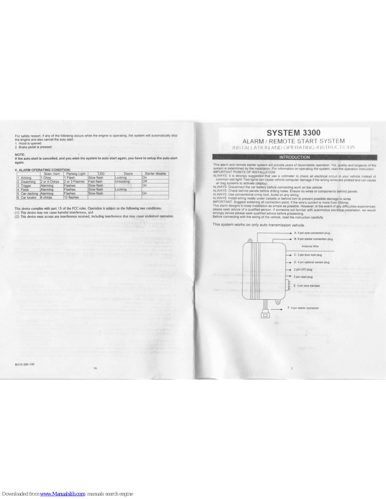 Mega System 3300 Operation Manual - ManualMachine.com