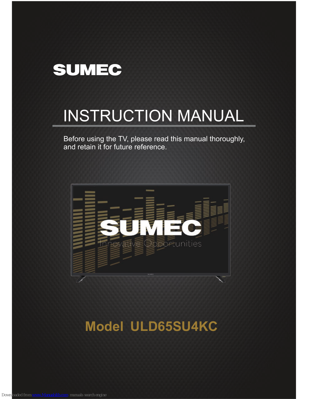 Sumec ULD65SU4KC Instruction Manual - ManualMachine.com