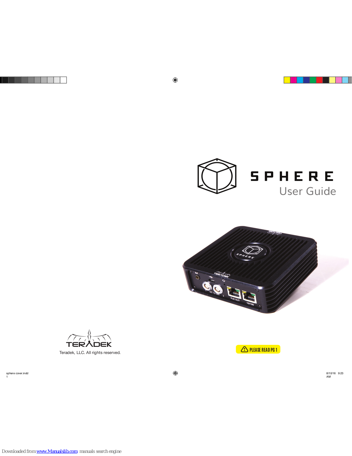 Teradek Sphere User Manual - ManualMachine.com