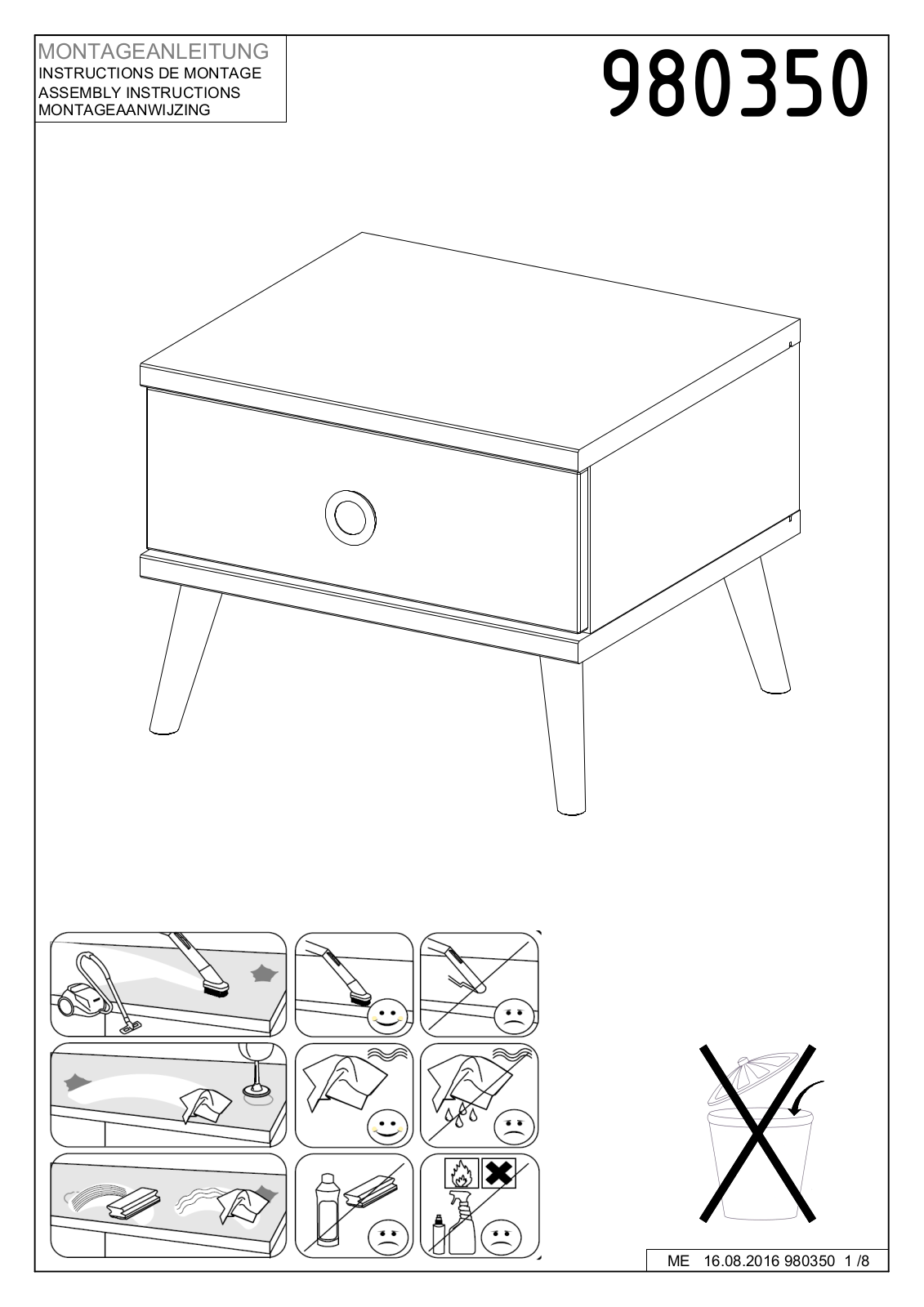 Wimex 980350 Assembly instructions