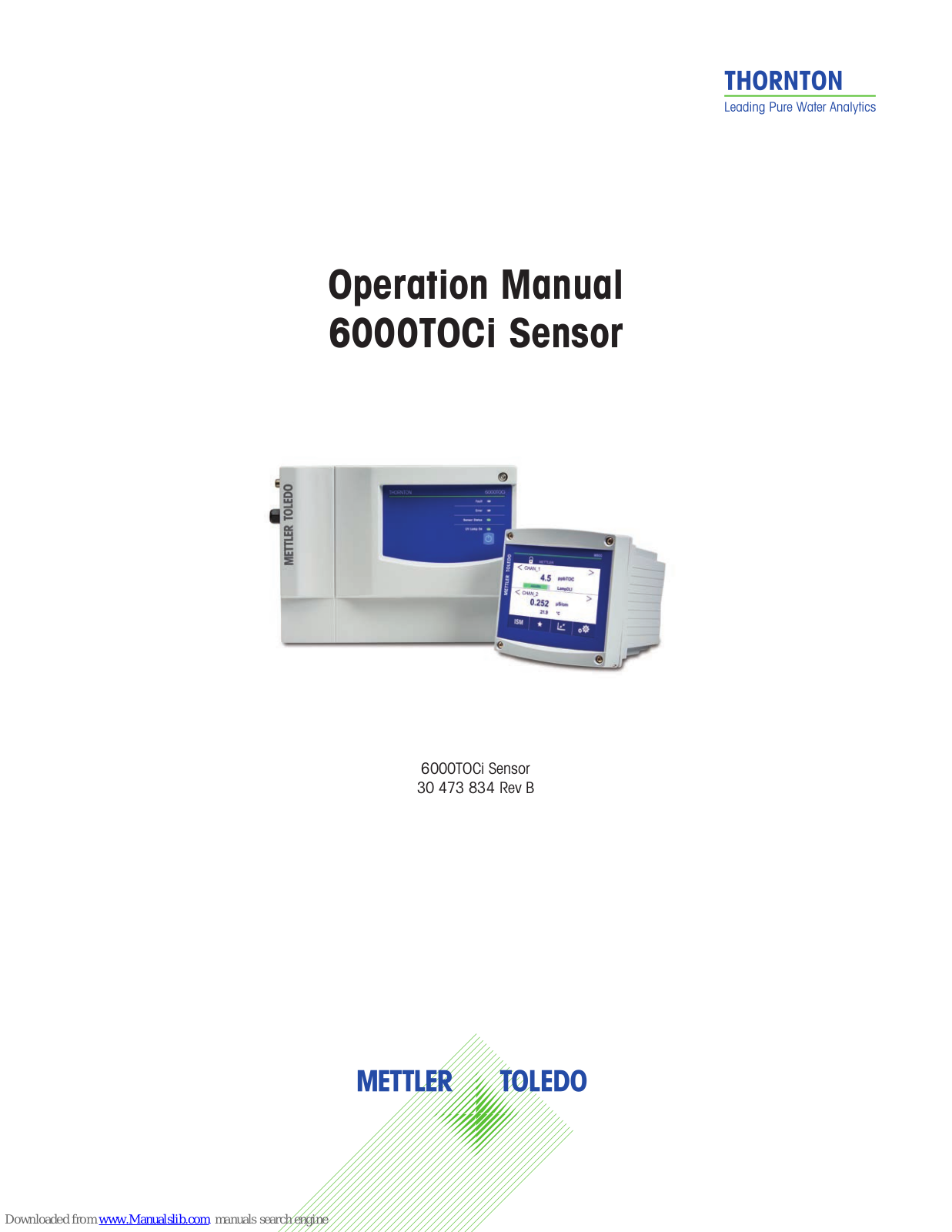 Mettler Toledo Thornton 6000TOCi Operation Manual