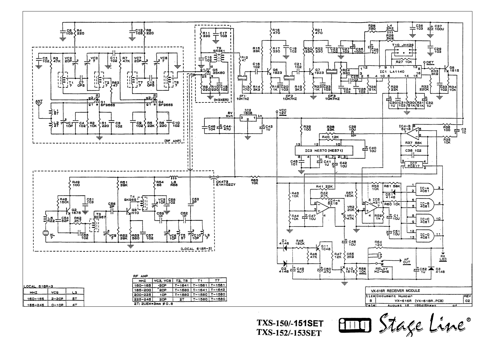 Stageline txs150 schematic - ManualMachine.com