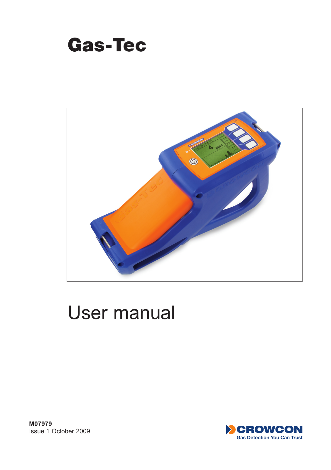 Crowcon Gas-Tec User Manual - ManualMachine.com
