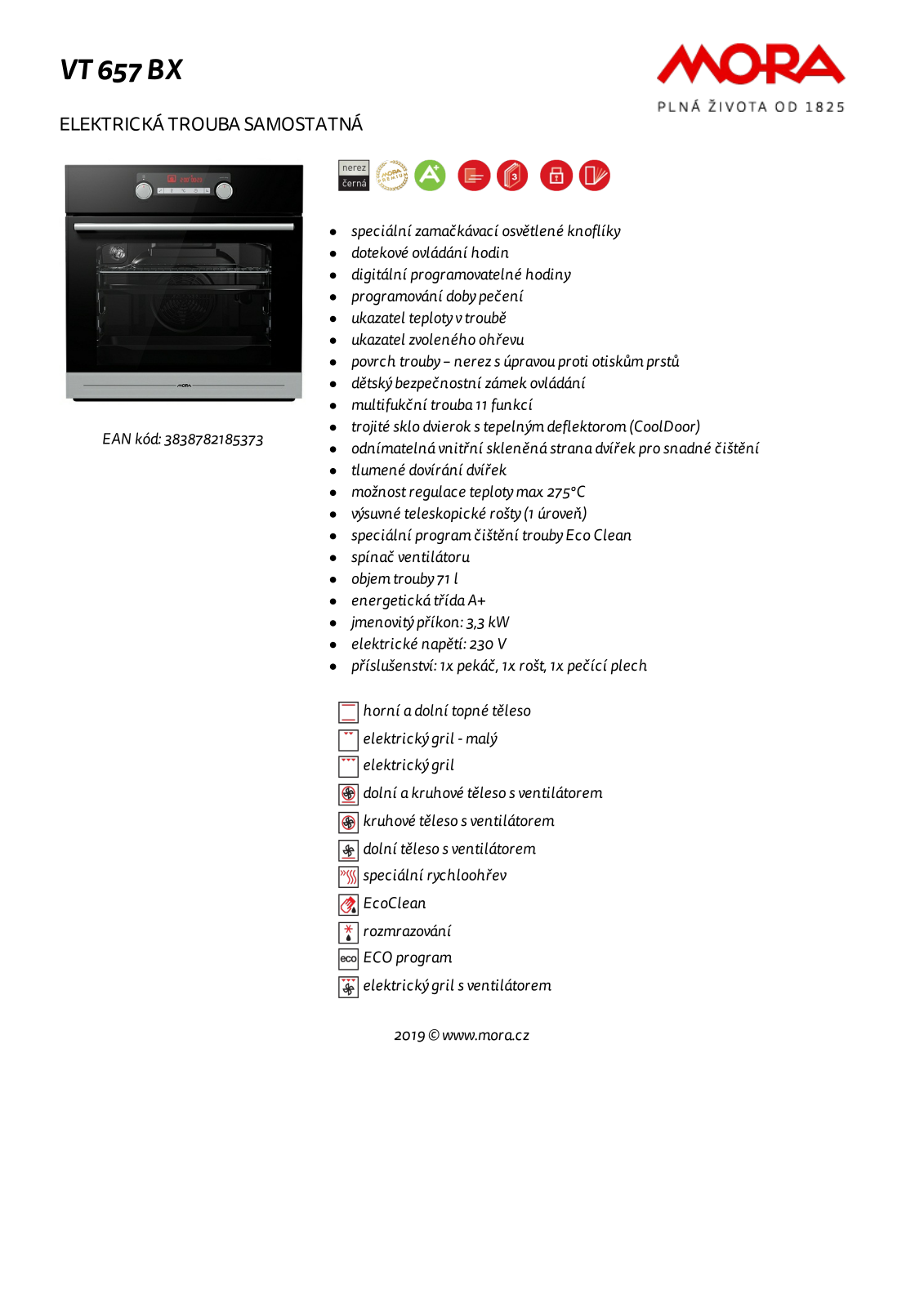 Mora VT 657 BX User Manual