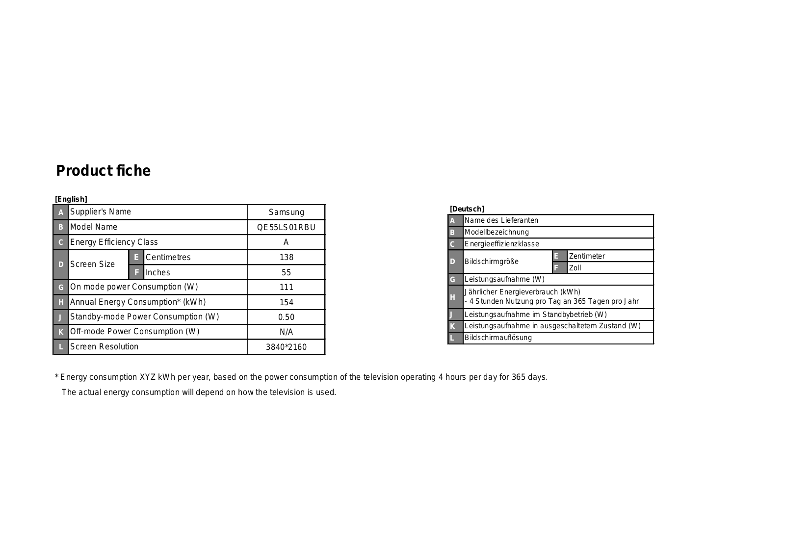 Samsung QE55LS01RB User Manual