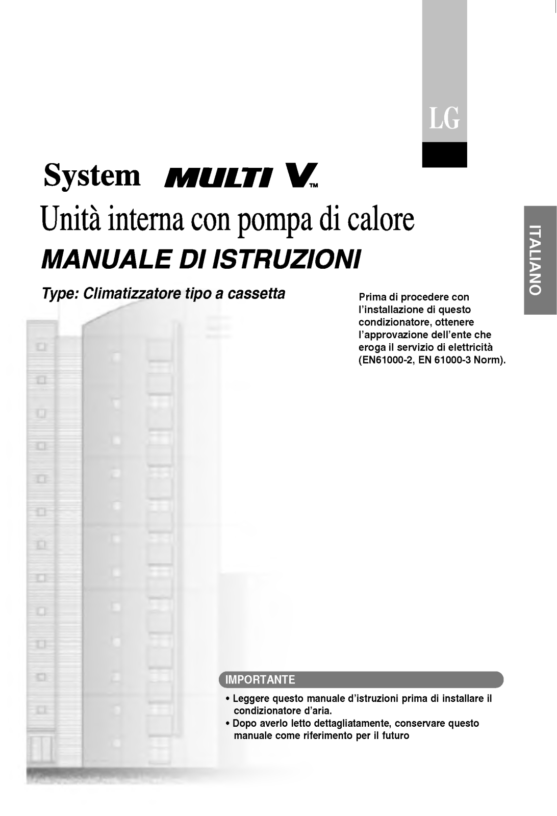 Lg ARNU07GTEC1 User Manual