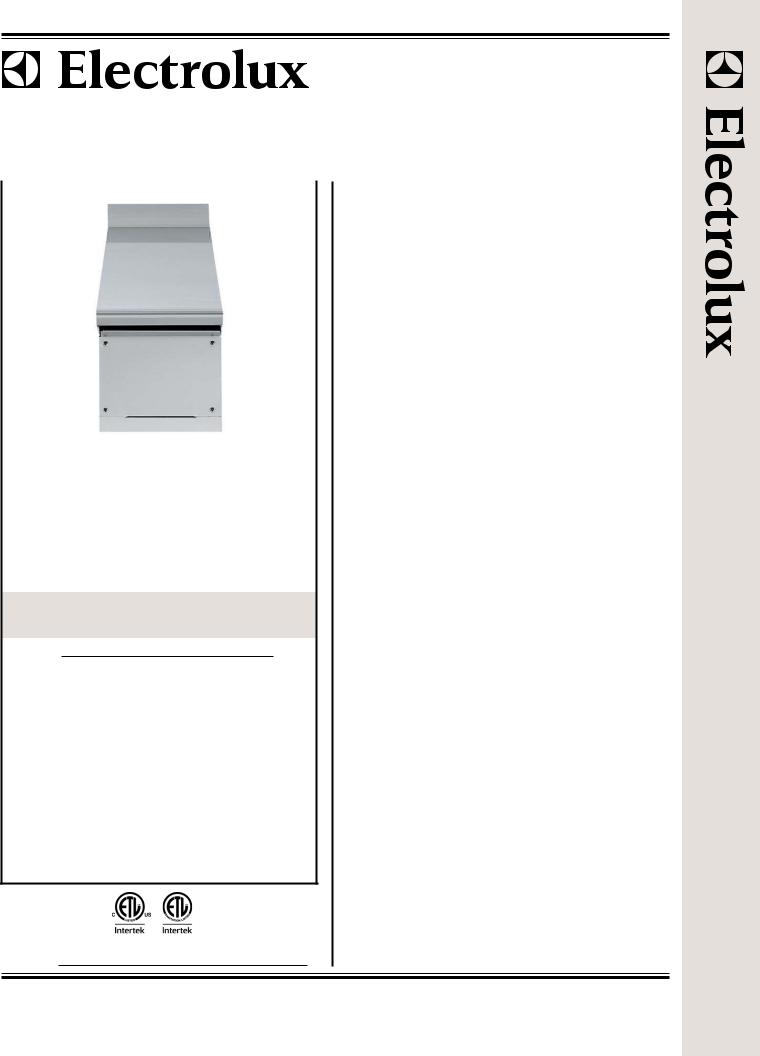 Electrolux 169043(AN8) General Manual