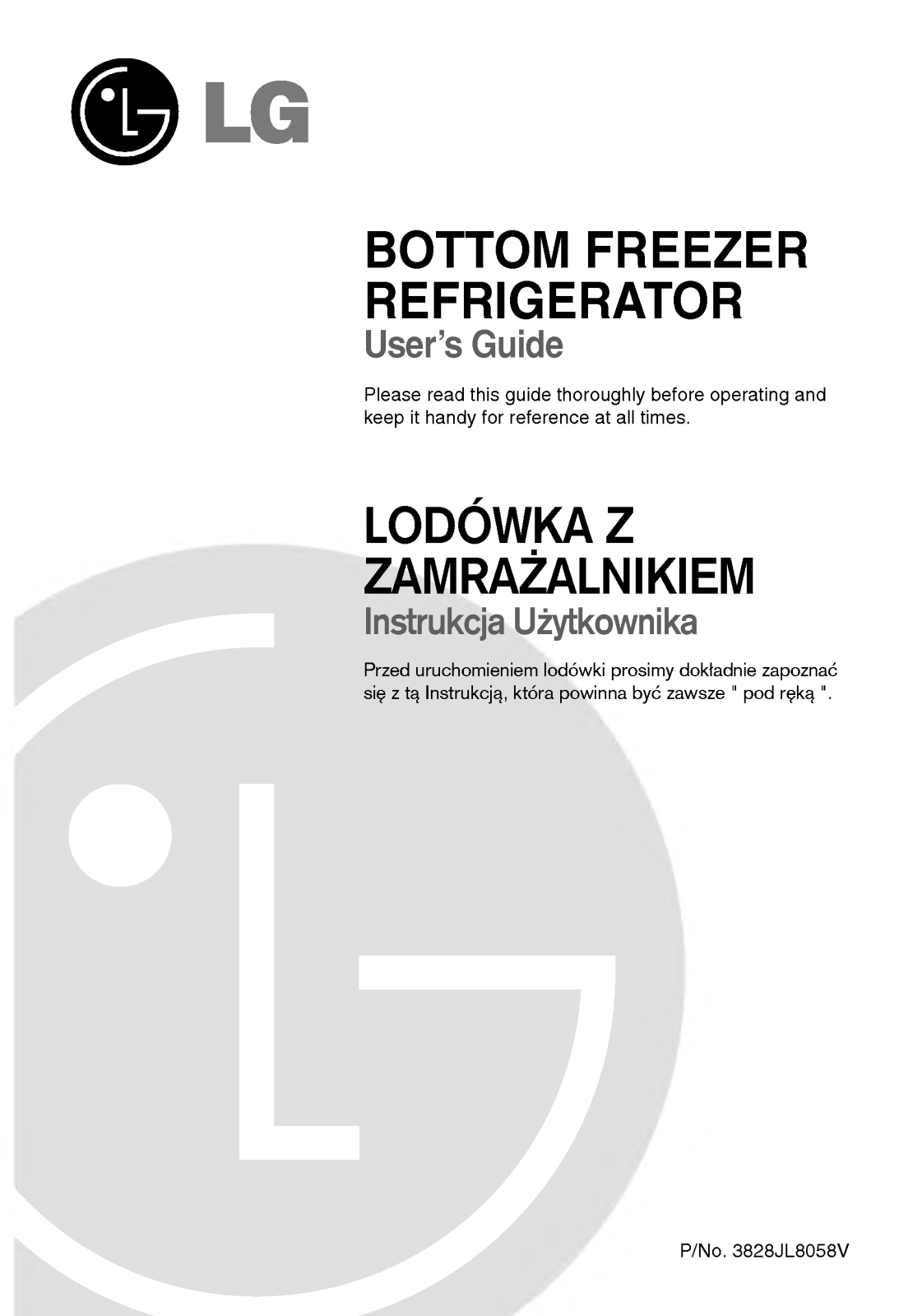 Lg GR-F218JTTA User Manual