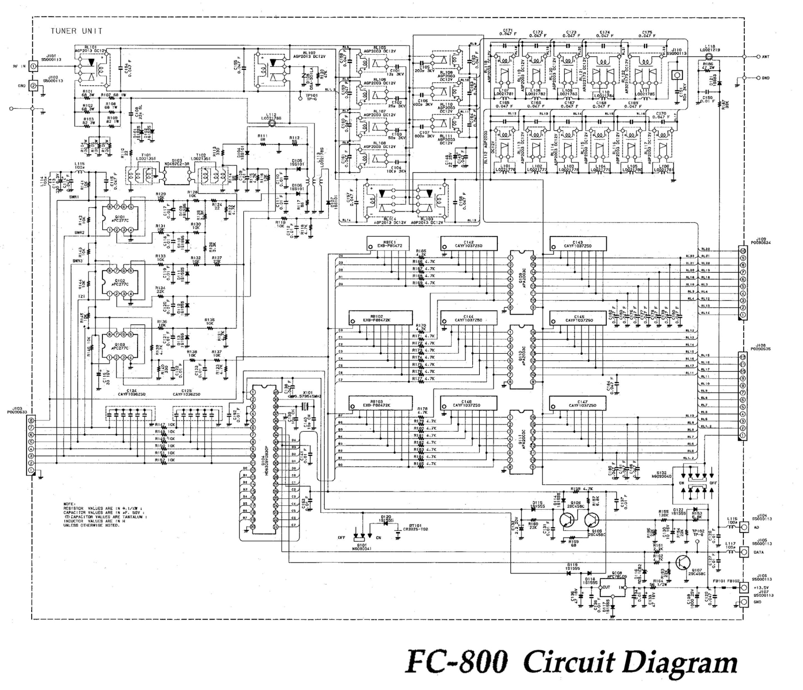 Yaesu FC-800 schematic - ManualMachine.com